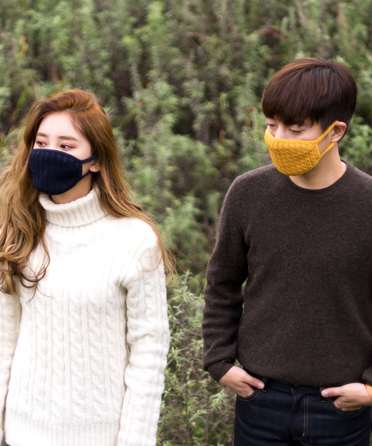 노르딕아일랜드(NORDICISLAND) 마스크 미니트위스트 머스터드