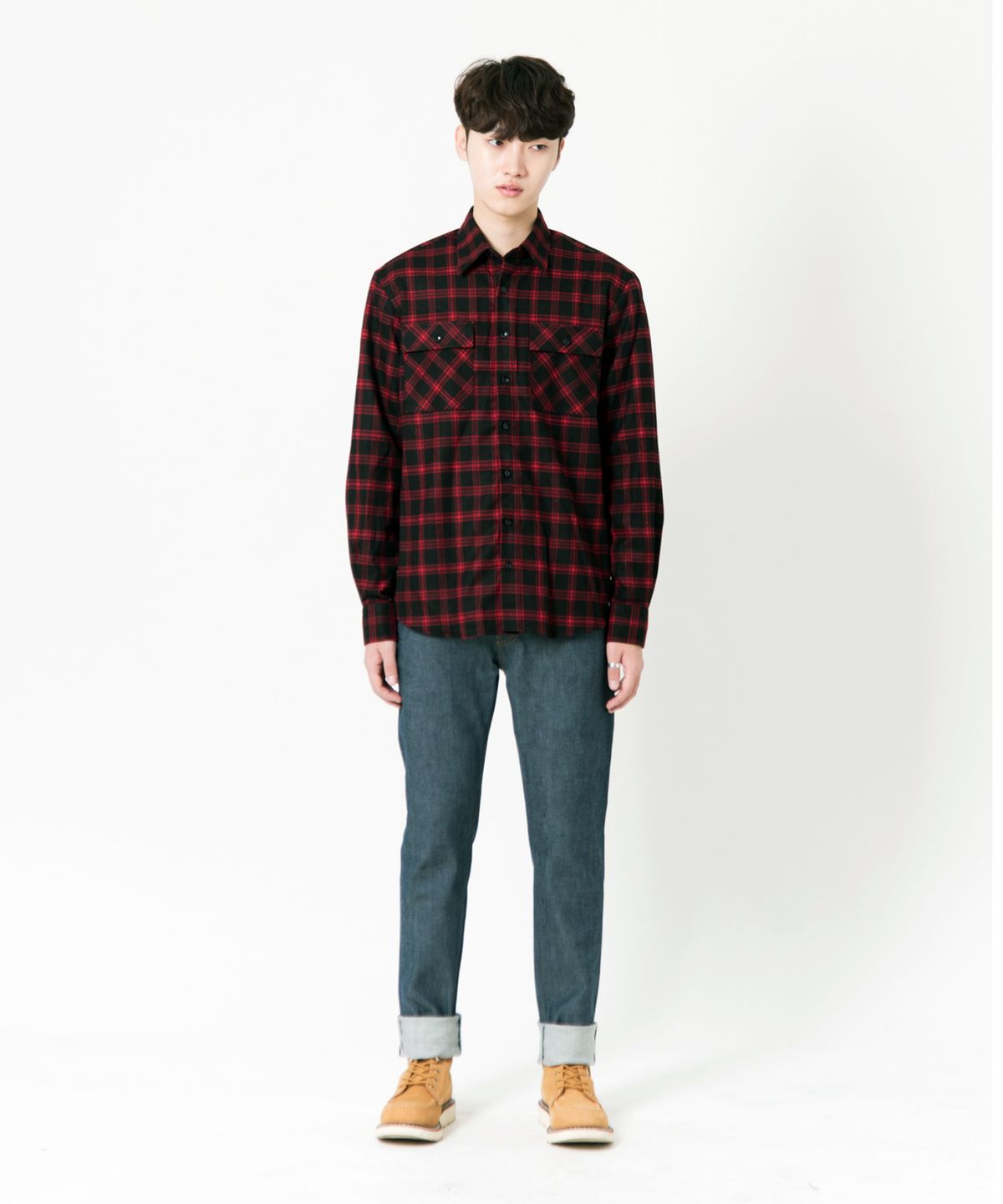 언터치드(UNTOUCHED) AMC OCEAN BLUE SELVEDGE RED TAP