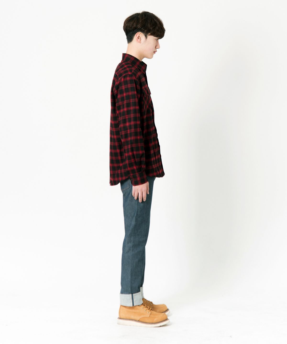 언터치드(UNTOUCHED) AMC OCEAN BLUE SELVEDGE RED TAP