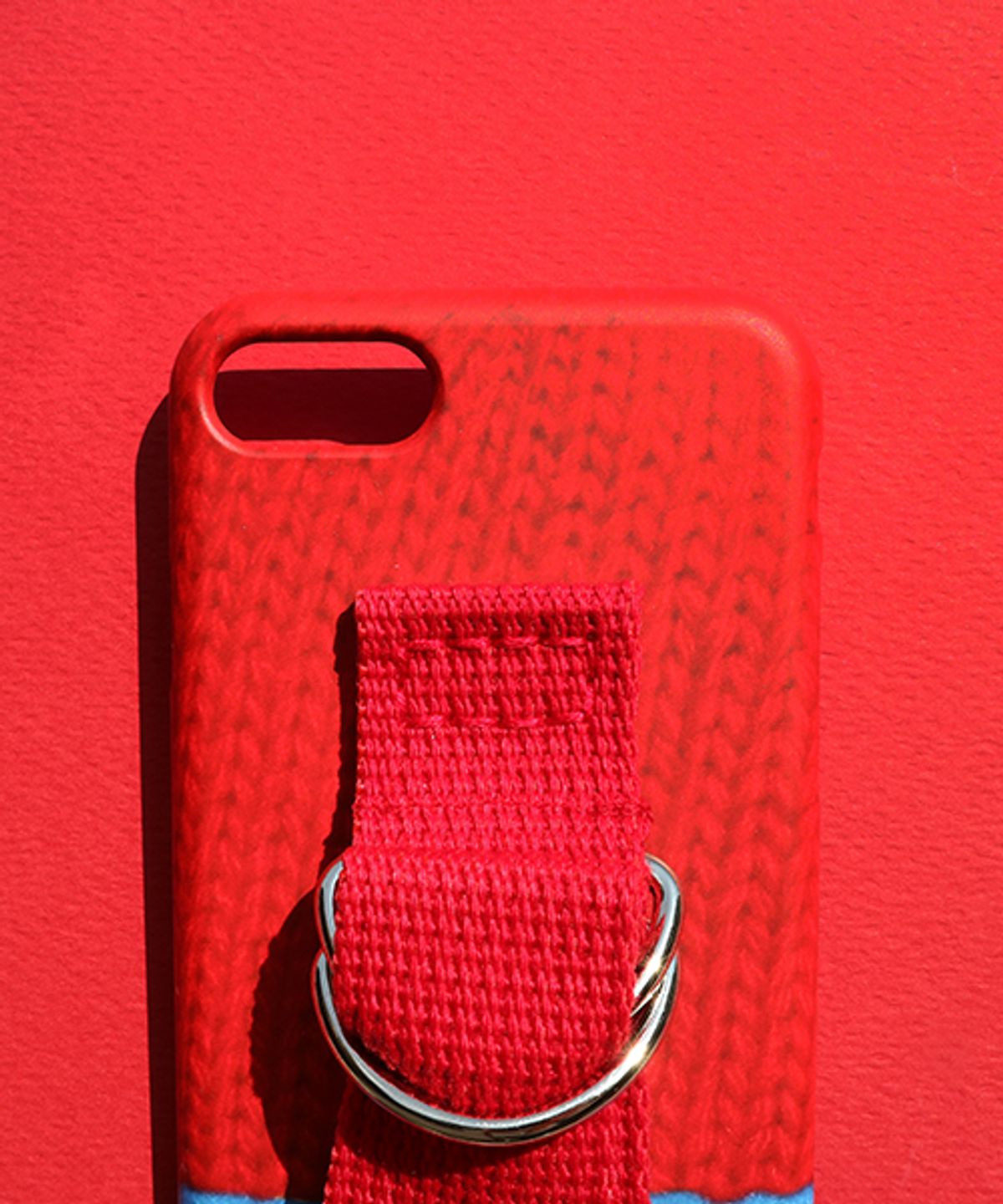 세컨드유니크네임(SECOND UNIQUE NAME) SUN CASE SWEATER RED BLUE