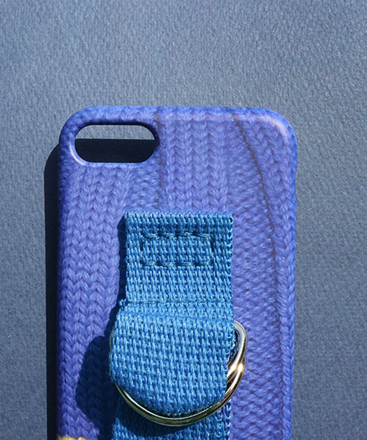 세컨드유니크네임(SECOND UNIQUE NAME) SUN CASE SWEATER RIVER BLUE LIGHT GREY