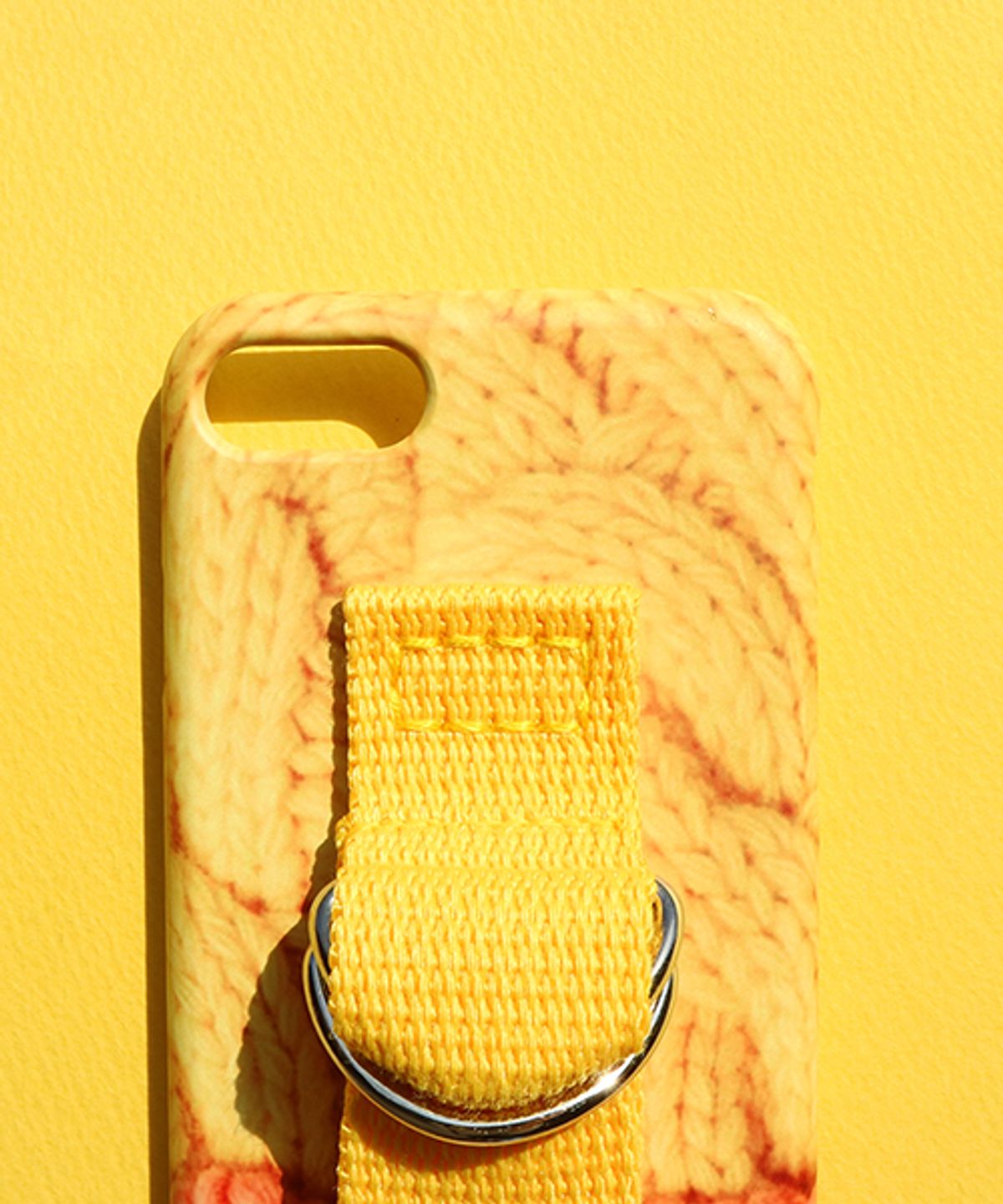 세컨드유니크네임(SECOND UNIQUE NAME) SUN CASE SWEATER YELLOW ORANGE