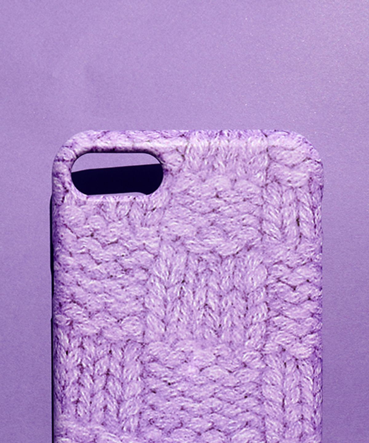 세컨드유니크네임(SECOND UNIQUE NAME) SUN CASE FINGER SWEATER LIGHT PURPLE LIGHT GREY
