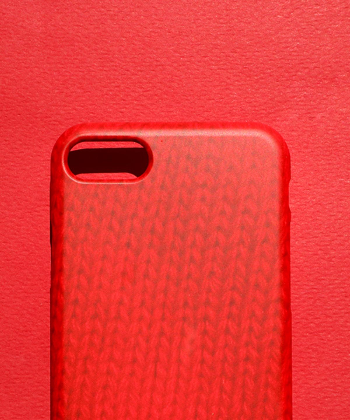 세컨드유니크네임(SECOND UNIQUE NAME) SUN CASE FINGER SWEATER RED BLUE