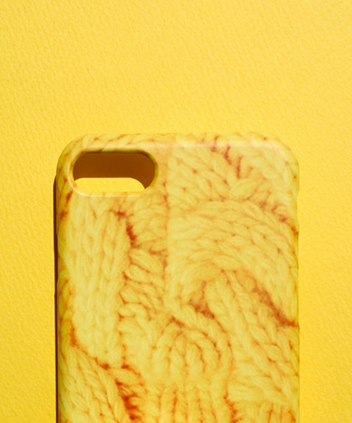 세컨드유니크네임(SECOND UNIQUE NAME) SUN CASE FINGER SWEATER YELLOW ORANGE
