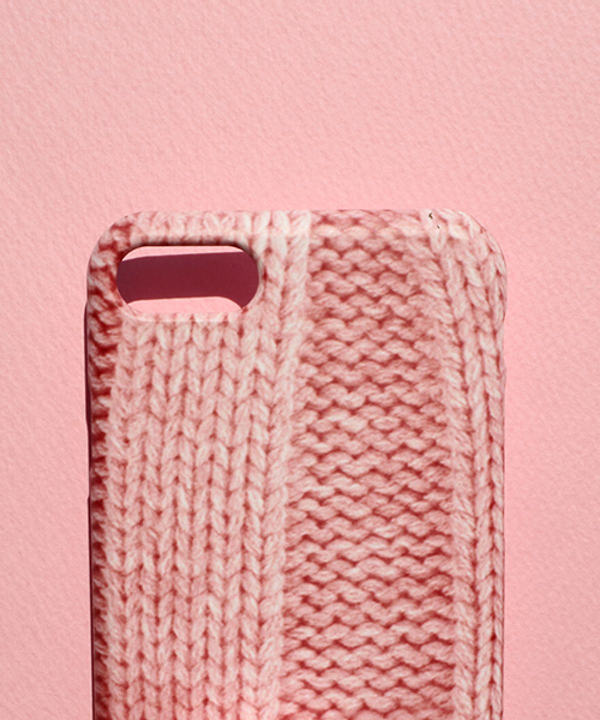 세컨드유니크네임(SECOND UNIQUE NAME) SUN CASE FINGER SWEATER LIGHT PINK LIGHT BLUE