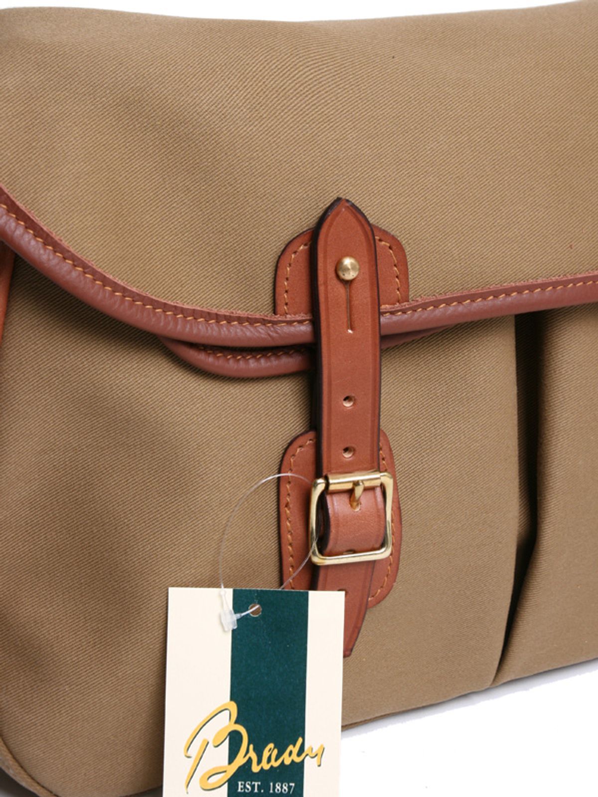브래디백(BRADYBAGS) 라지 아리엘 트라우트 피싱 백 카키