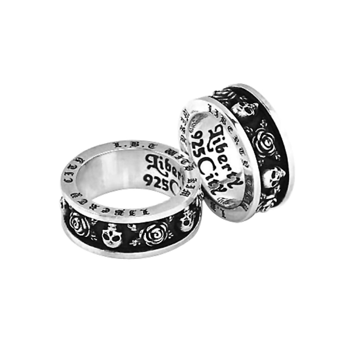 어나니머스아티즌(ANONYMOUS ARTISAN) Rose & Skull Space Ring