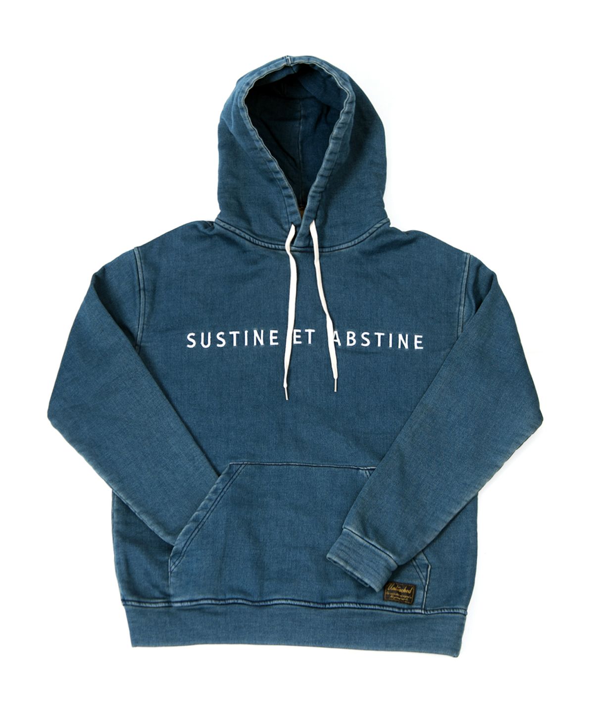 언터치드(UNTOUCHED) JOGG DENIM HOODY VINTAGE LIGHT BLUE (OVER)