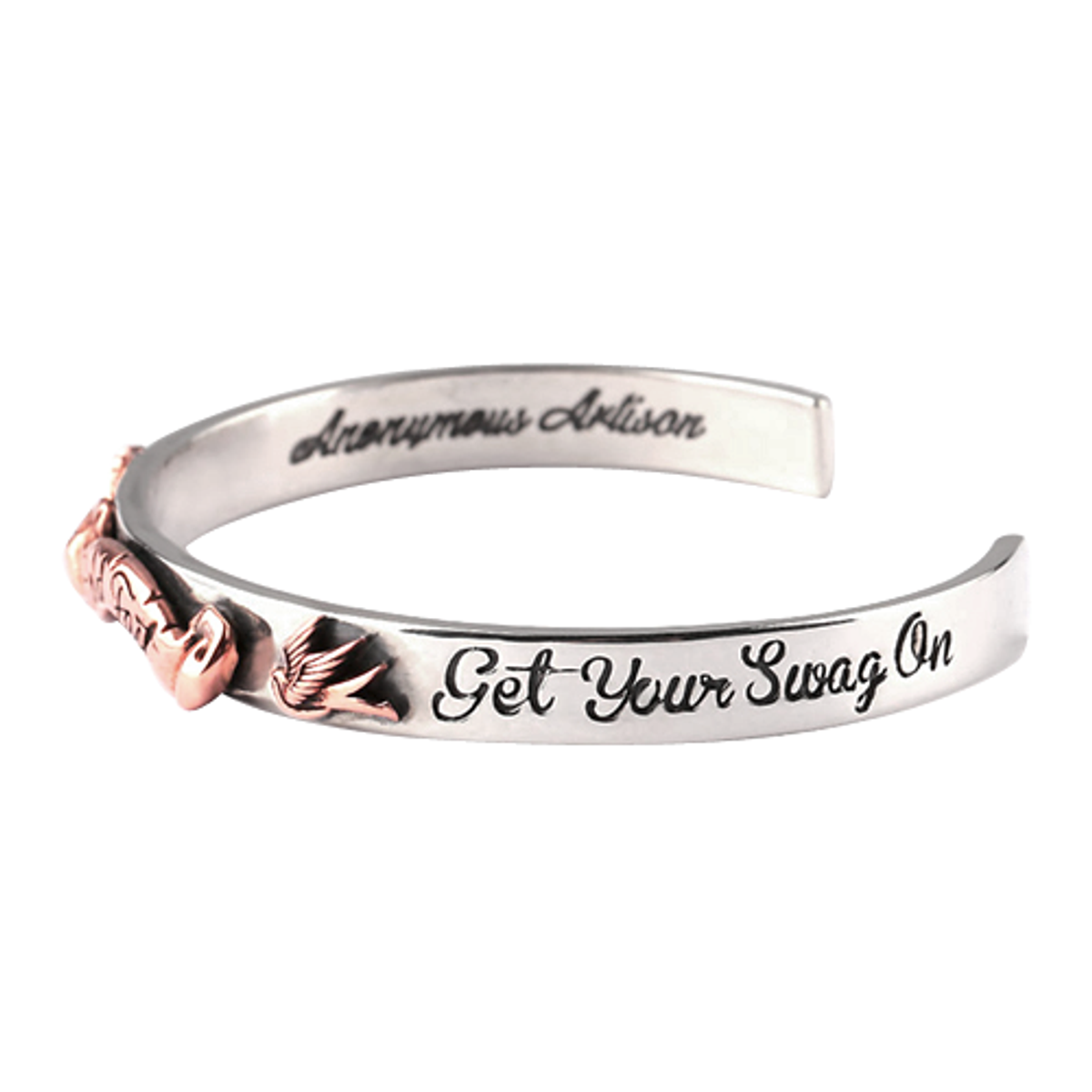 어나니머스아티즌(ANONYMOUS ARTISAN) Hold Fast Swallow Bangle