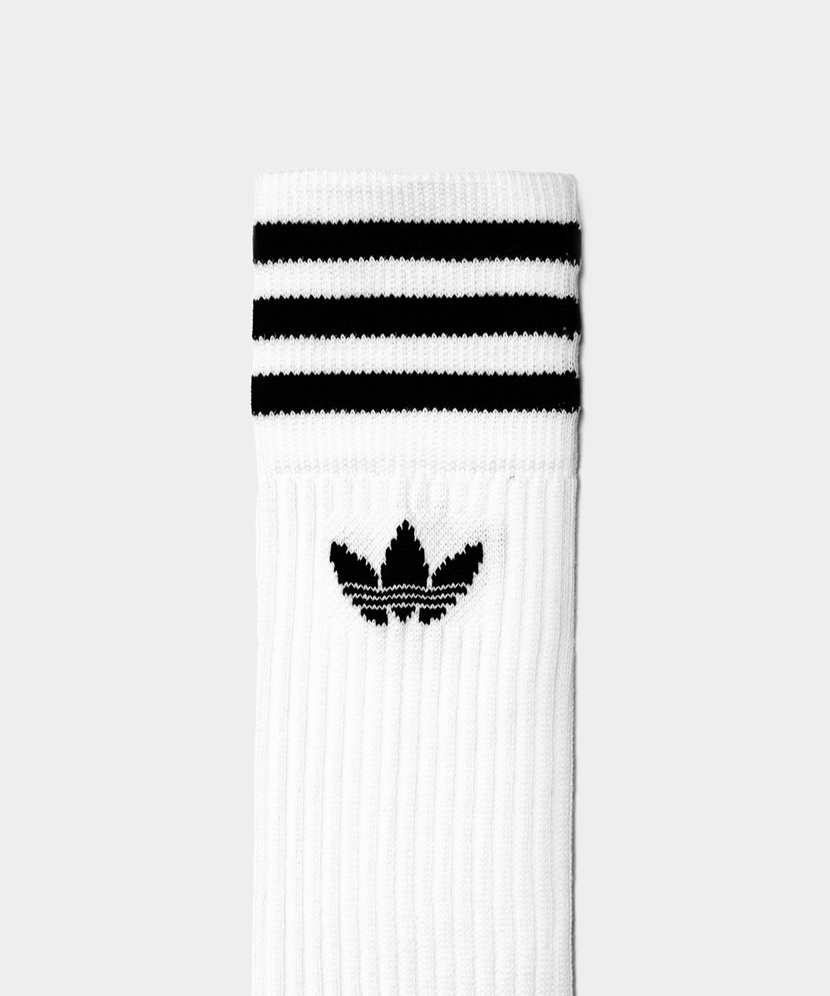 아디다스(ADIDAS) 솔리드 크루 삭스 3P - 화이트:블랙 / S21489