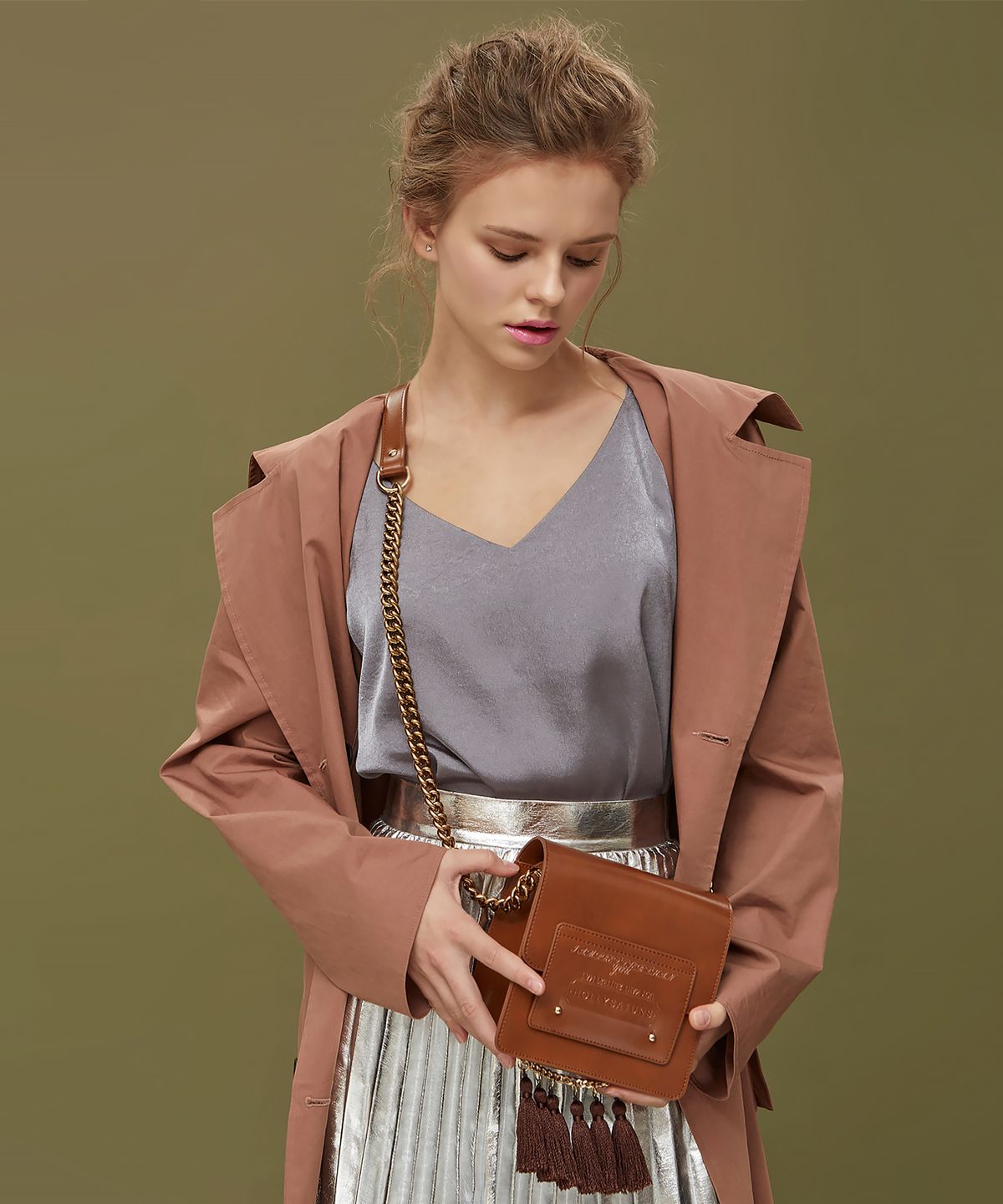 홀리세턴즈(HOLLYSATUNS) macaron w (Brown)