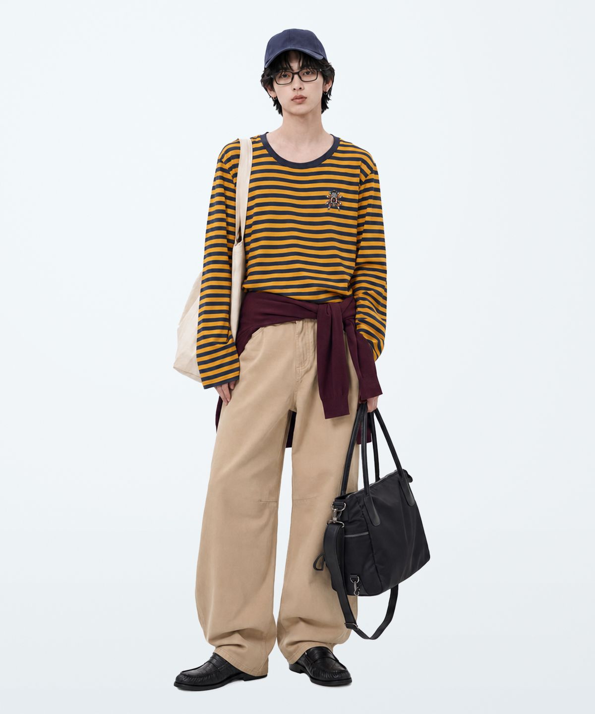 언더에어(UNDERAIR) Mini Trap Stripe Long Sleeve (3 COLOR)