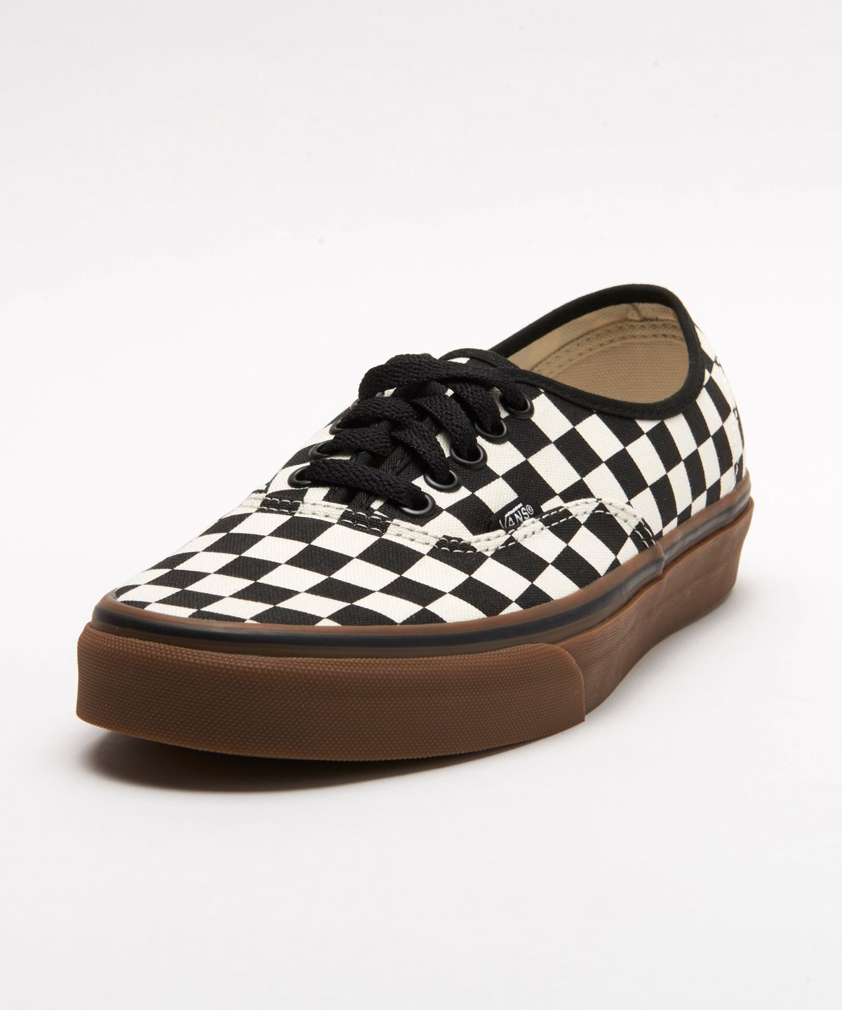 반스(VANS) 어센틱 - (체커보드) 블랙:화이트:껌 / VN0004MKIBB1
