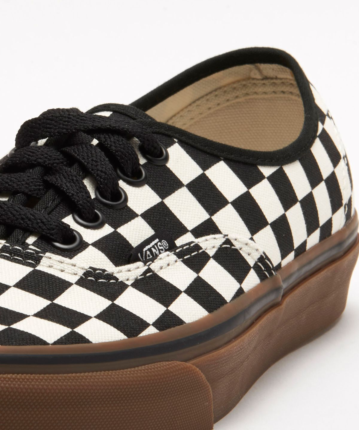 반스(VANS) 어센틱 - (체커보드) 블랙:화이트:껌 / VN0004MKIBB1