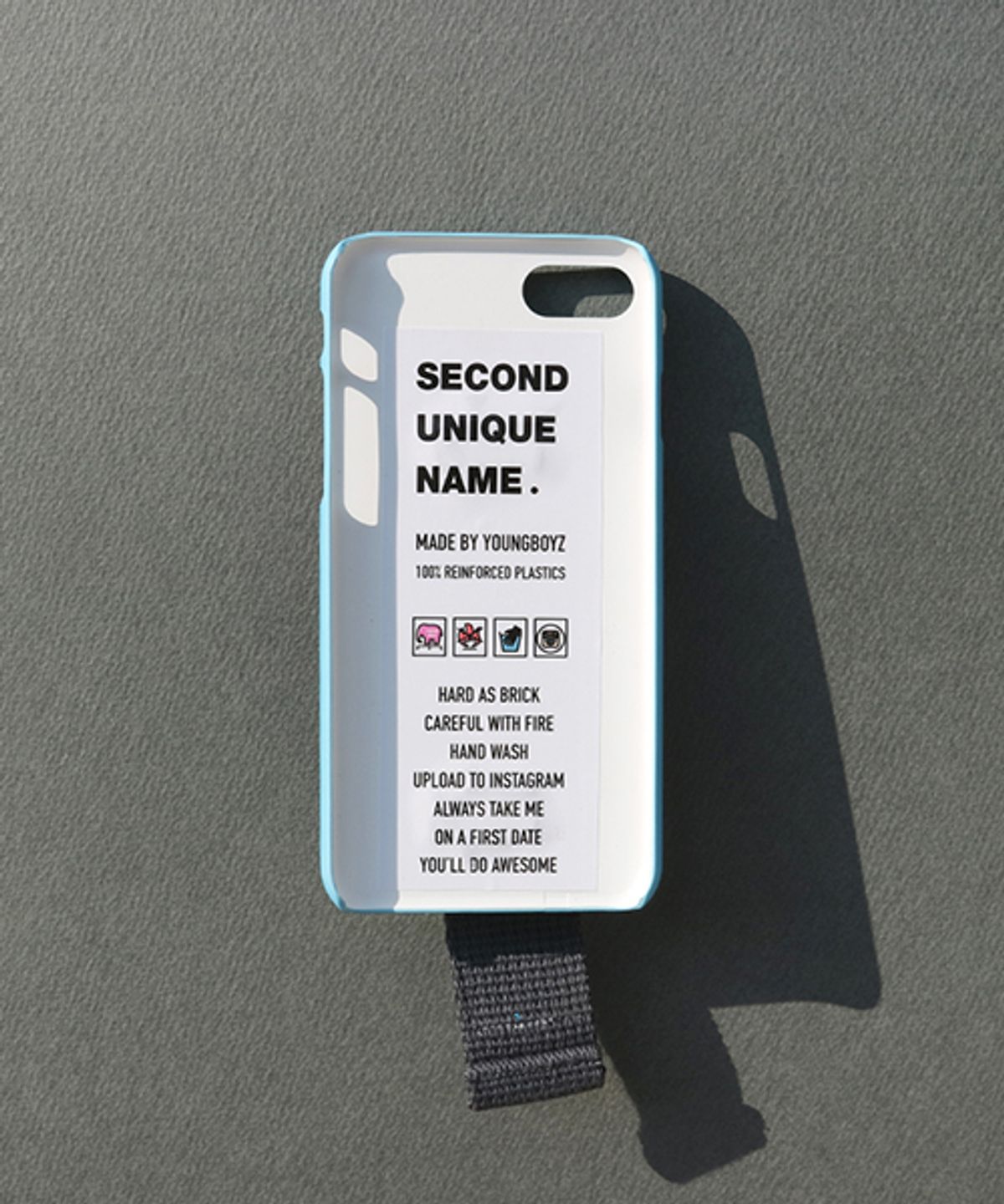 세컨드유니크네임(SECOND UNIQUE NAME) SUN CASE BLUE GROTTO DEEP GRAY (NONE)