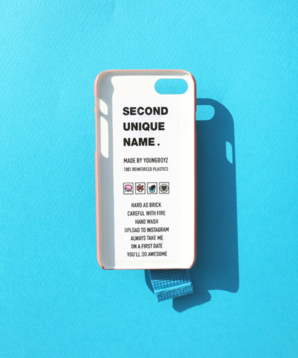 세컨드유니크네임(SECOND UNIQUE NAME) SUN CASE CAMELLIA AQUA (ILLUST)