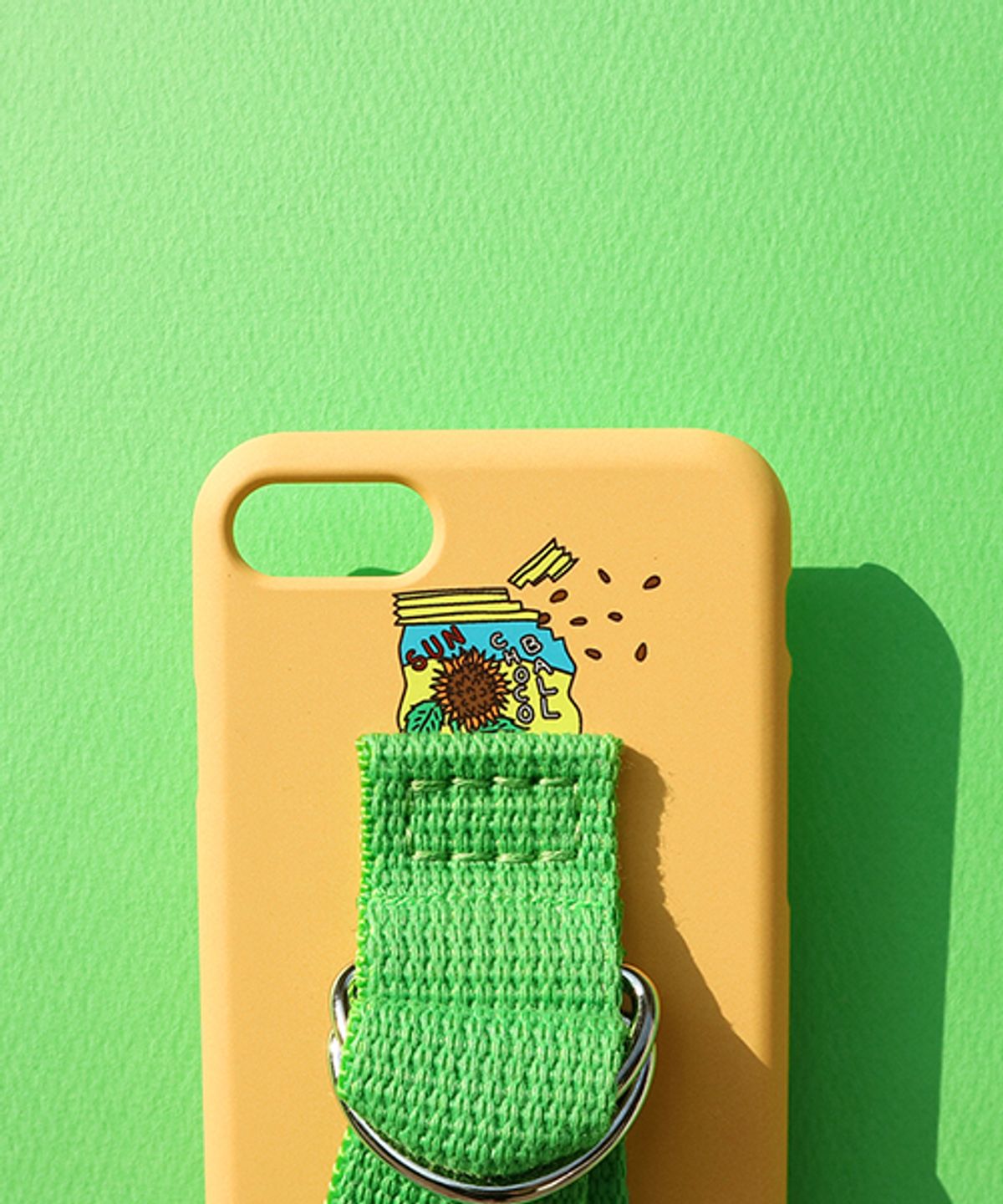 세컨드유니크네임(SECOND UNIQUE NAME) SUN CASE SUNSHINE YELLOW GREEN (ILLUST)