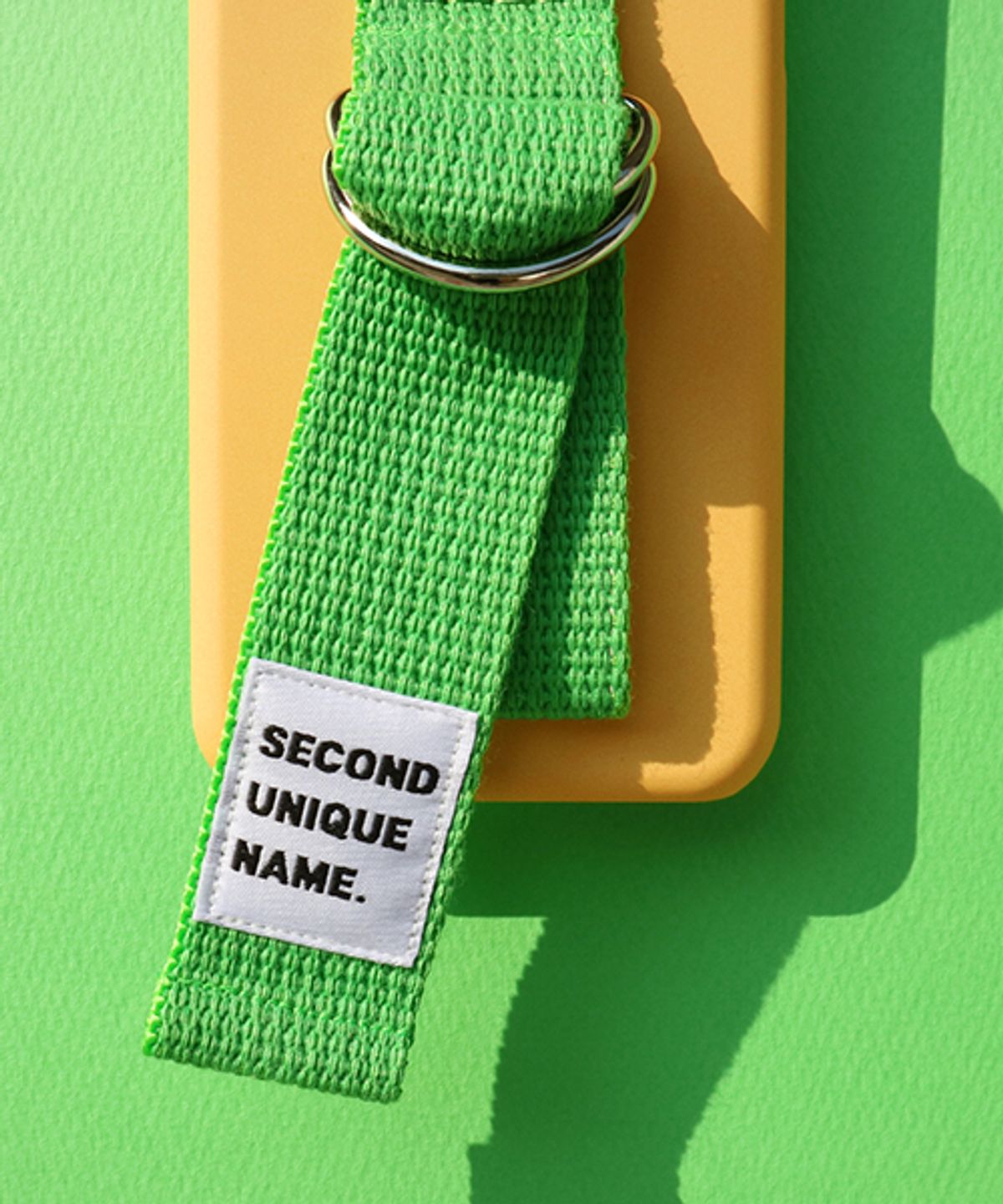 세컨드유니크네임(SECOND UNIQUE NAME) SUN CASE SUNSHINE YELLOW GREEN (WORD)