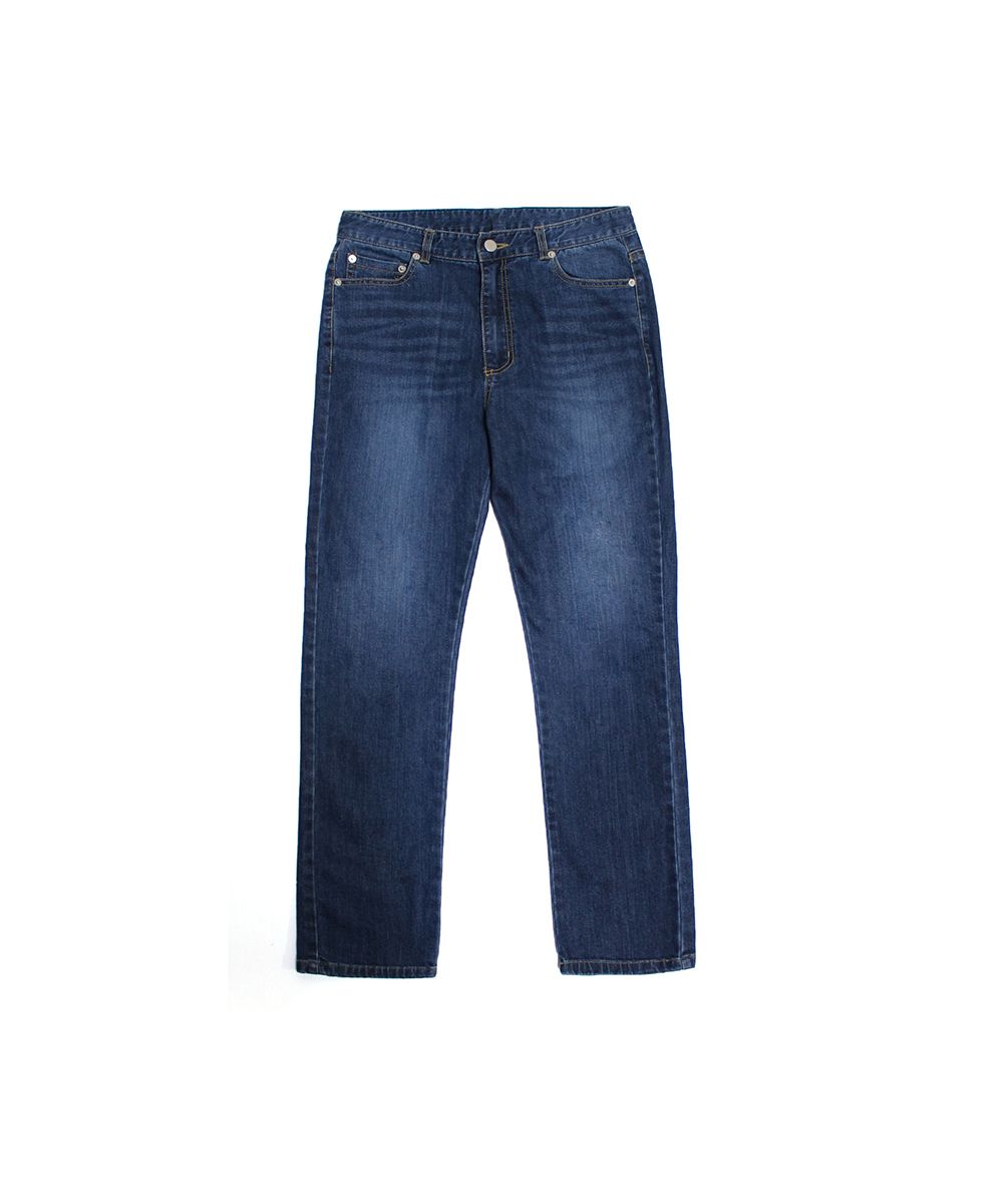 MUSINSA | I AM NOT A HUMAN BEING HBXPB Basic Logo Denim Jean