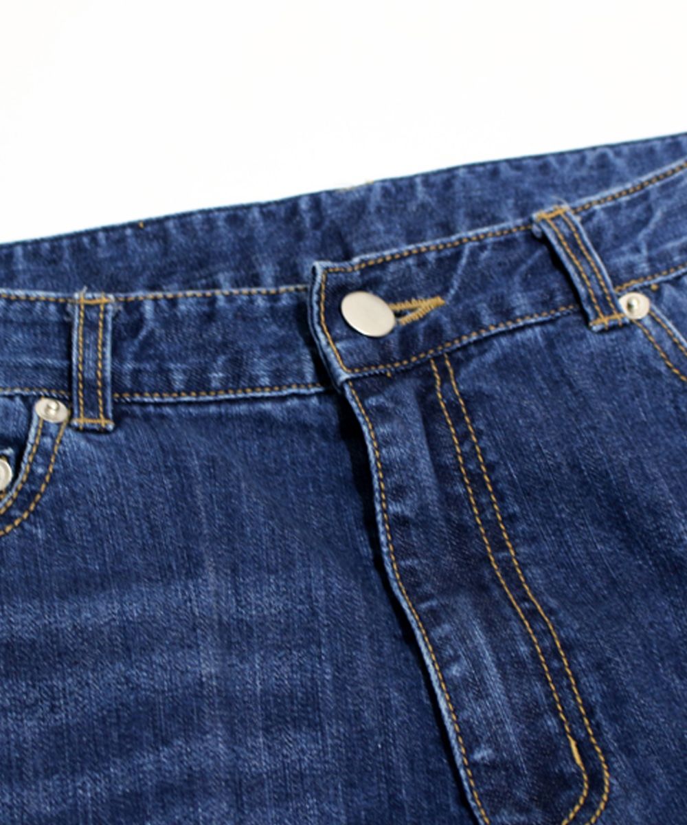 MUSINSA | I AM NOT A HUMAN BEING HBXPB Basic Logo Denim Jean