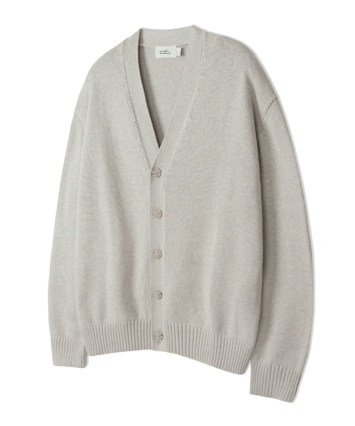커스텀어클락(COSTUME O’CLOCK) [리뉴얼ver.] 소프트 베이직 브이넥 가디건 블랙 COOSCD001BLACK