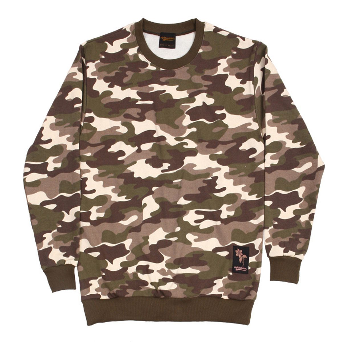 에잇볼륨(EIGHTVOLUME) EV Brown Camo Crewneck