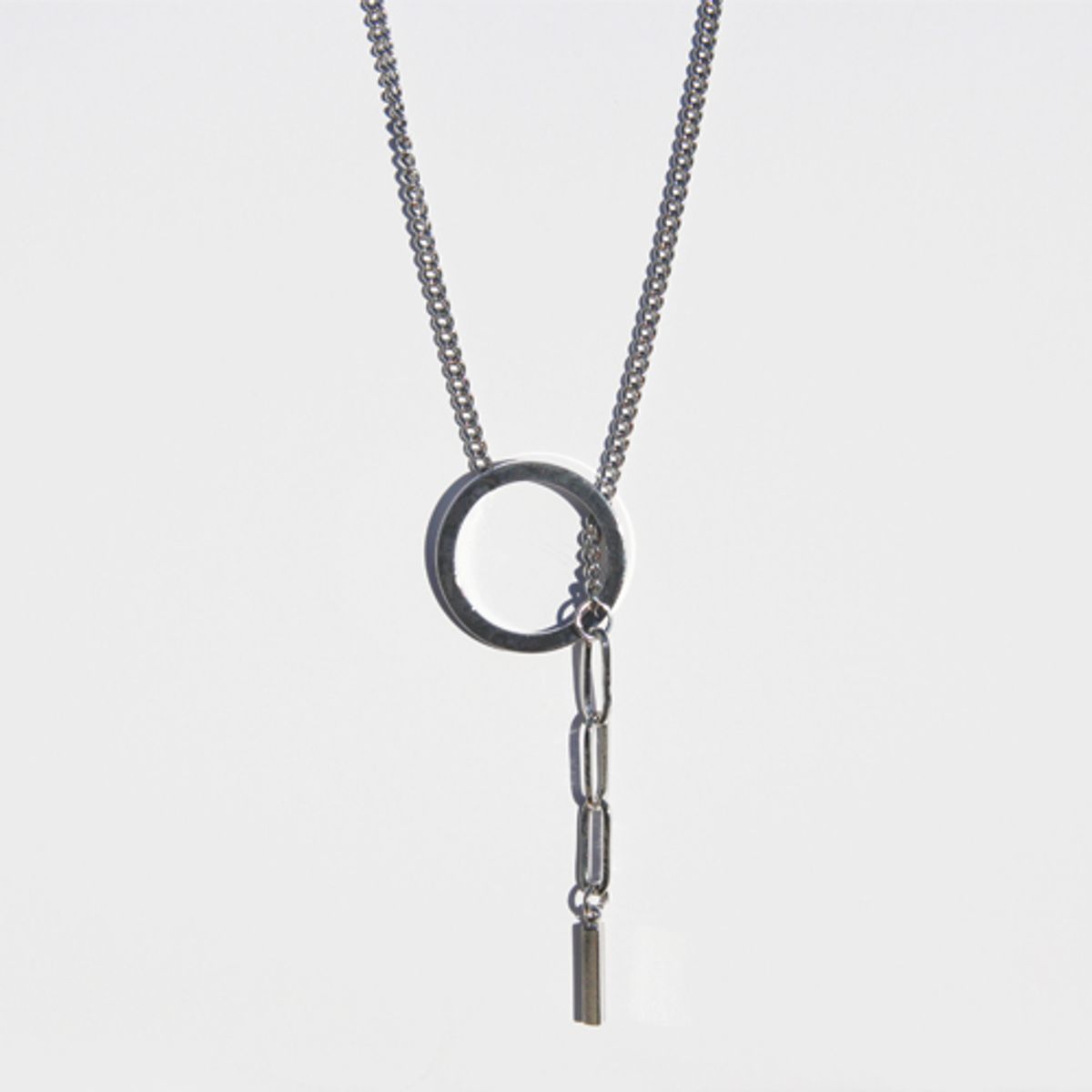 러쉬오프(RUSH OFF) Silver Innocenet Long Chain Necklace 이노센트 롱체인 목걸이