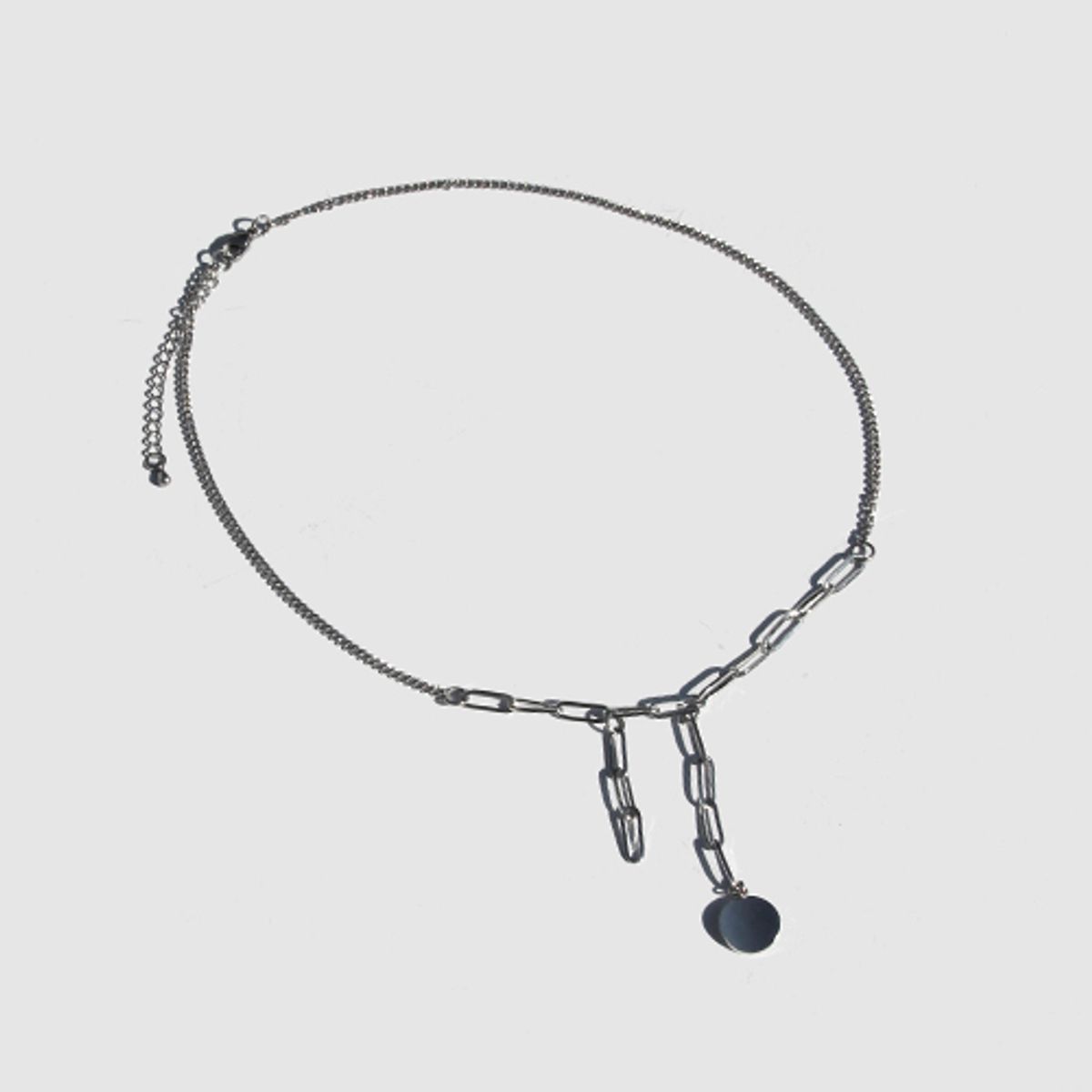 러쉬오프(RUSH OFF) [RUSHOFF]Unique Charming Silver Necklace- Round Pandant 유니크챠밍목걸이 라운드팬던트