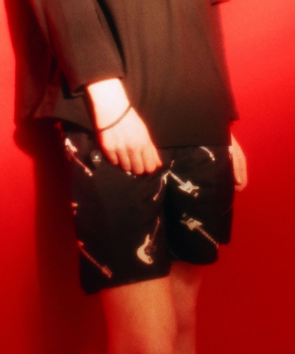 피피피(P.P.P) RL PATTERN SHORT PANTS (BLACK)