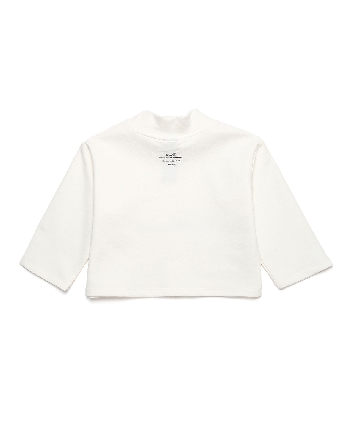 피피피(P.P.P) CHARMING SWEAT CROP TEE (WHITE)