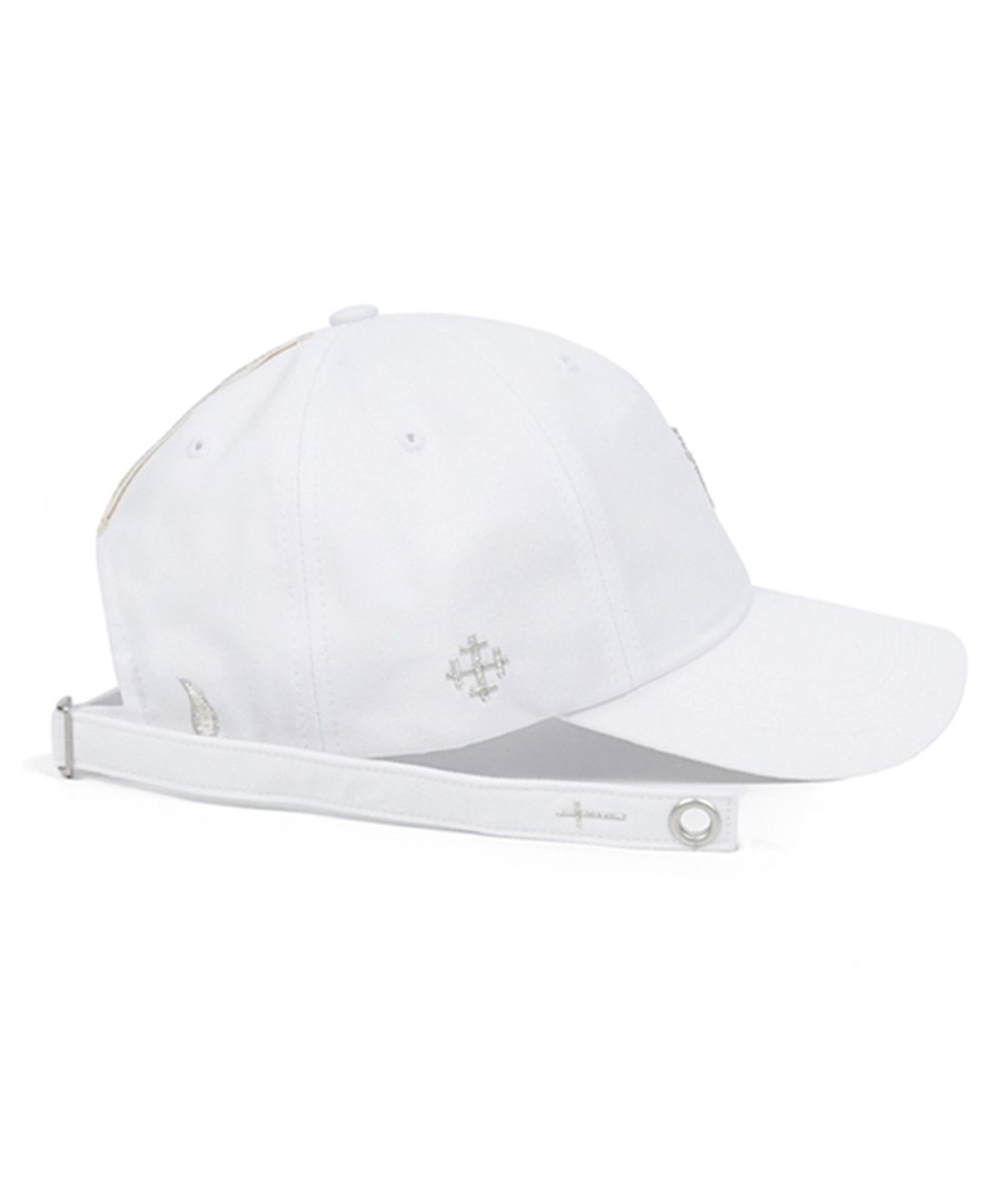 스티그마(STIGMA) CALIPH ASH X STIGMA BASEBALL CAP WHITE