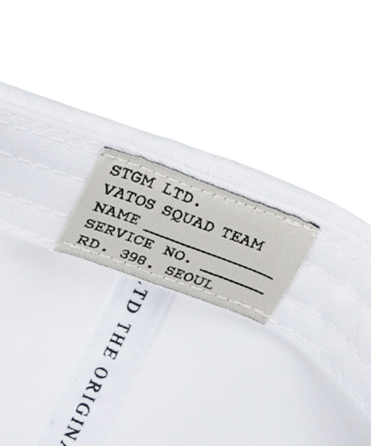 스티그마(STIGMA) CALIPH ASH X STIGMA BASEBALL CAP WHITE