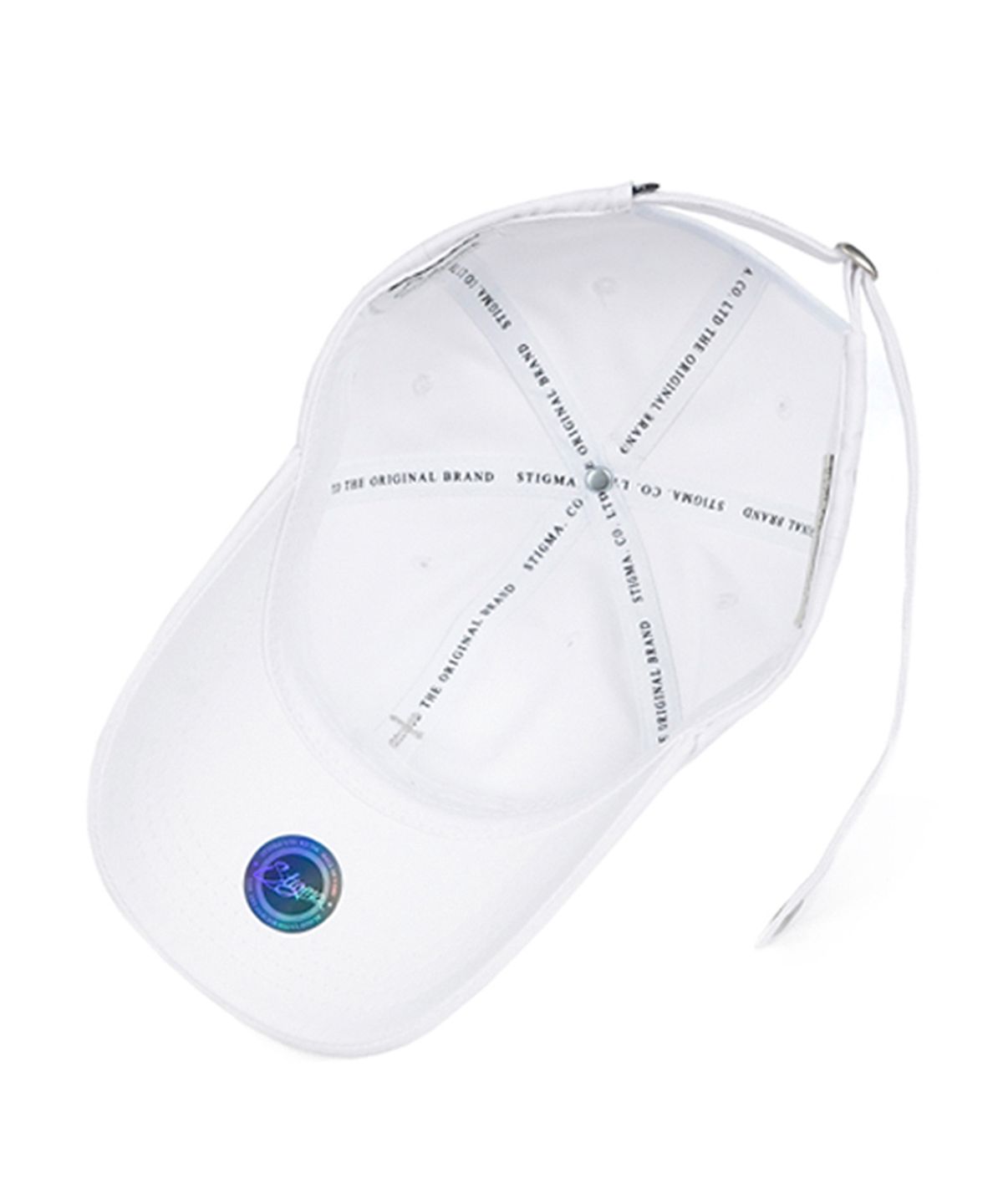스티그마(STIGMA) CALIPH ASH X STIGMA BASEBALL CAP WHITE
