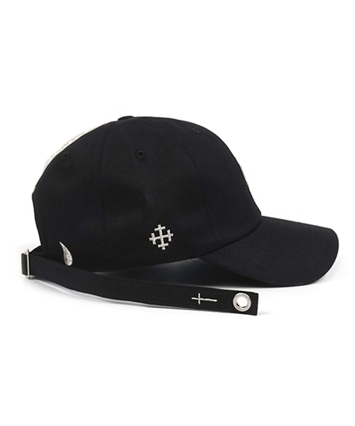 스티그마(STIGMA) CALIPH ASH X STIGMA BASEBALL CAP BLACK