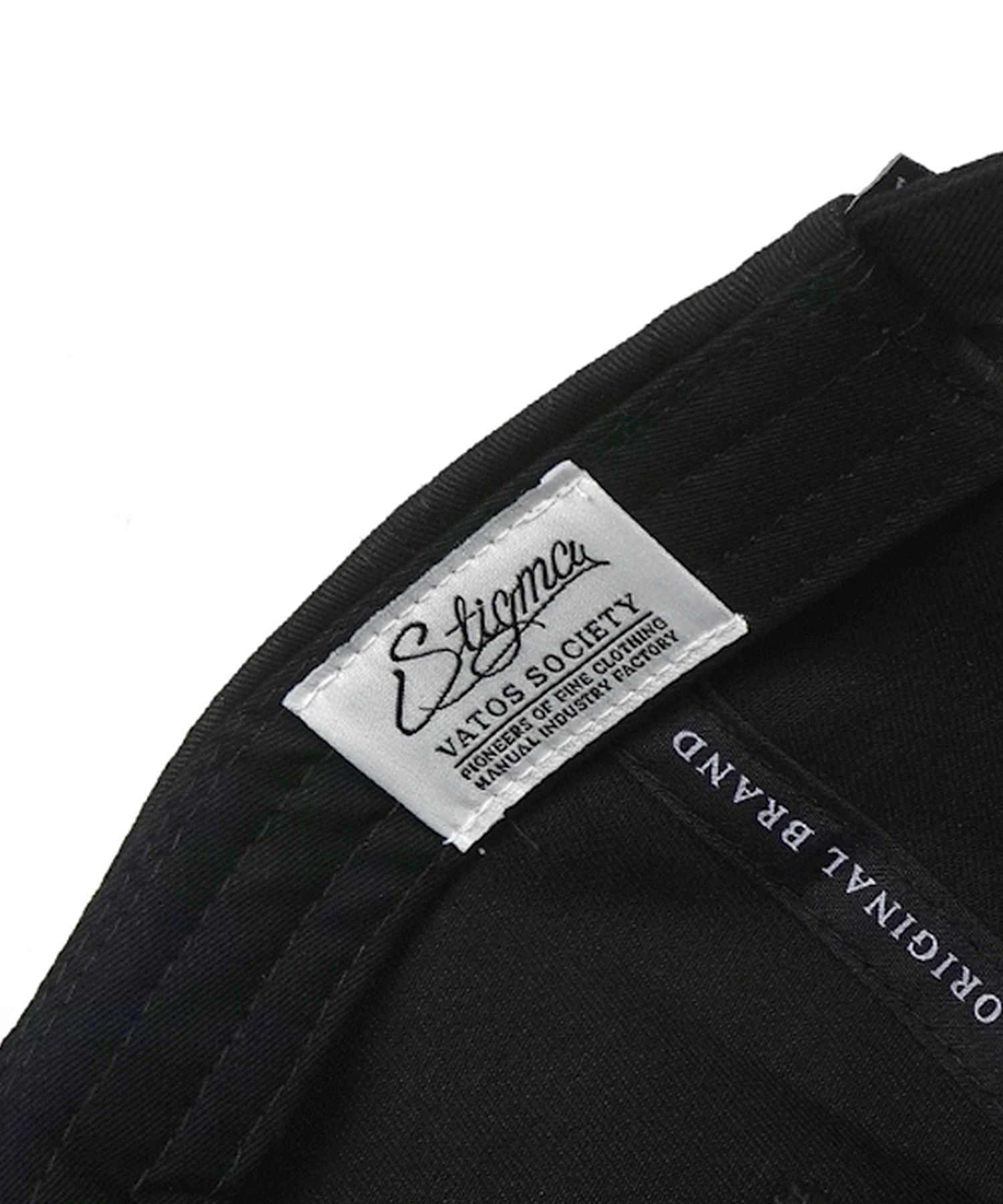 MUSINSA | STIGMA CALIPH ASH X STIGMA BASEBALL CAP BLACK