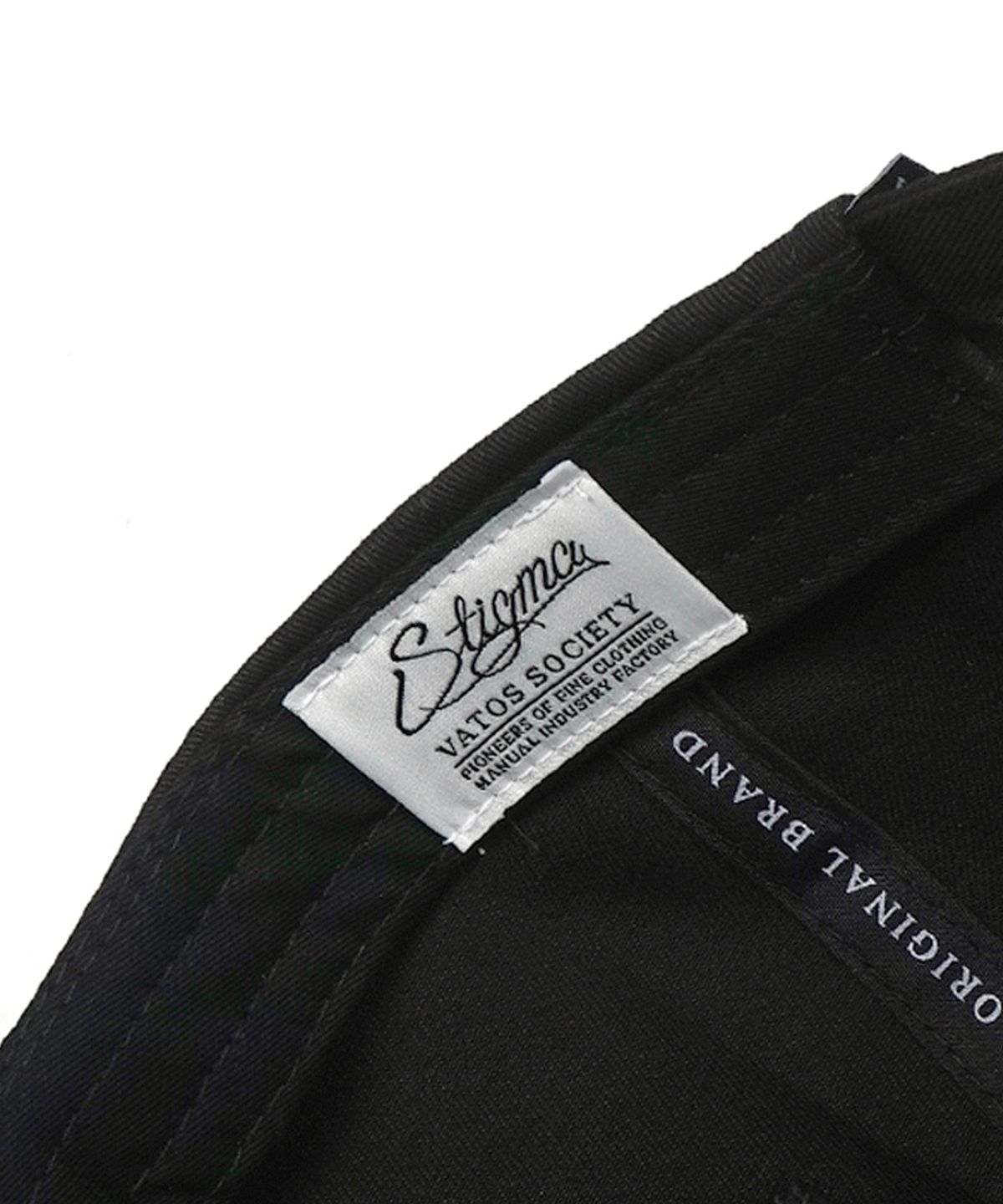 스티그마(STIGMA) CALIPH ASH X STIGMA BASEBALL CAP BLACK