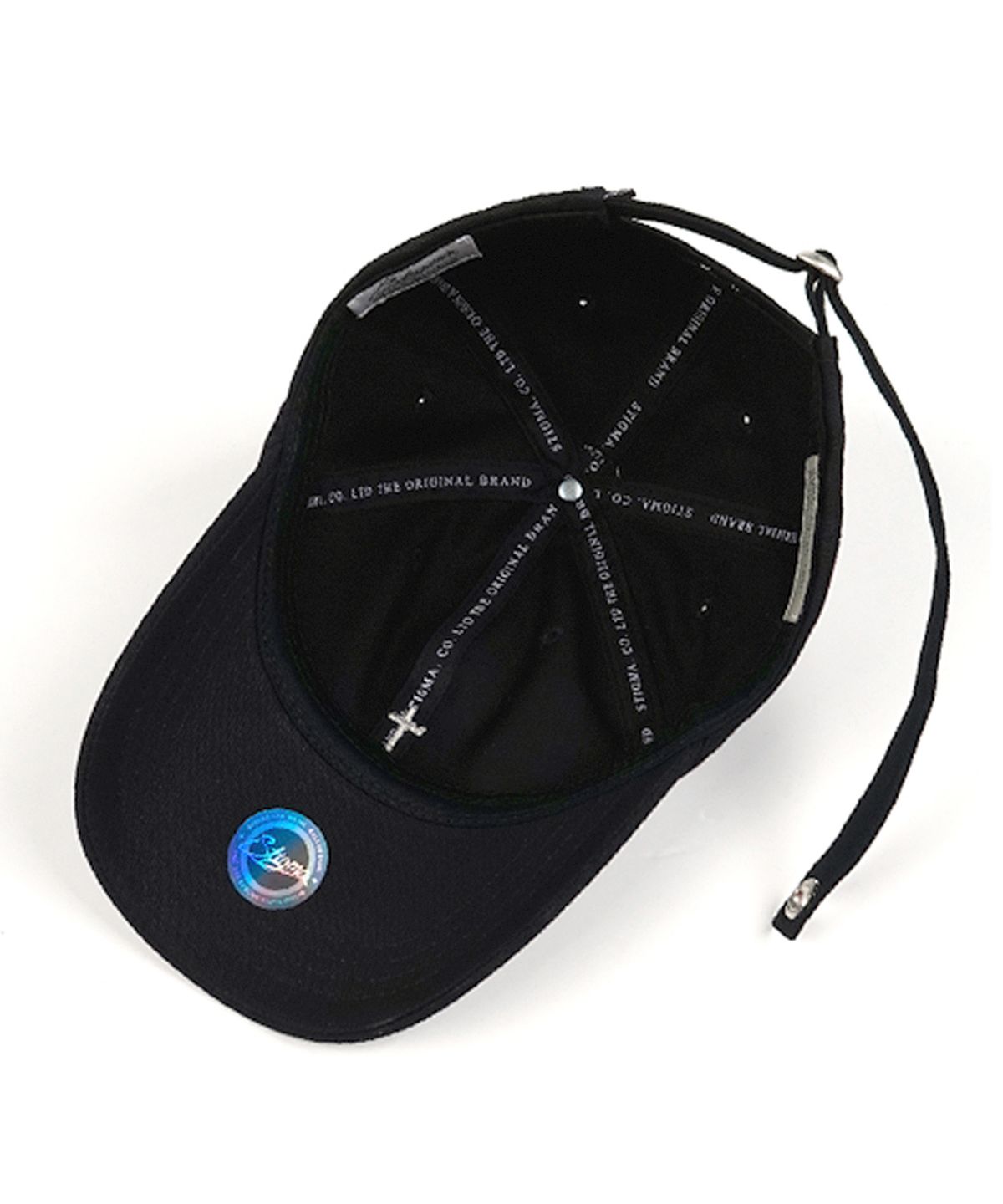 스티그마(STIGMA) CALIPH ASH X STIGMA BASEBALL CAP BLACK