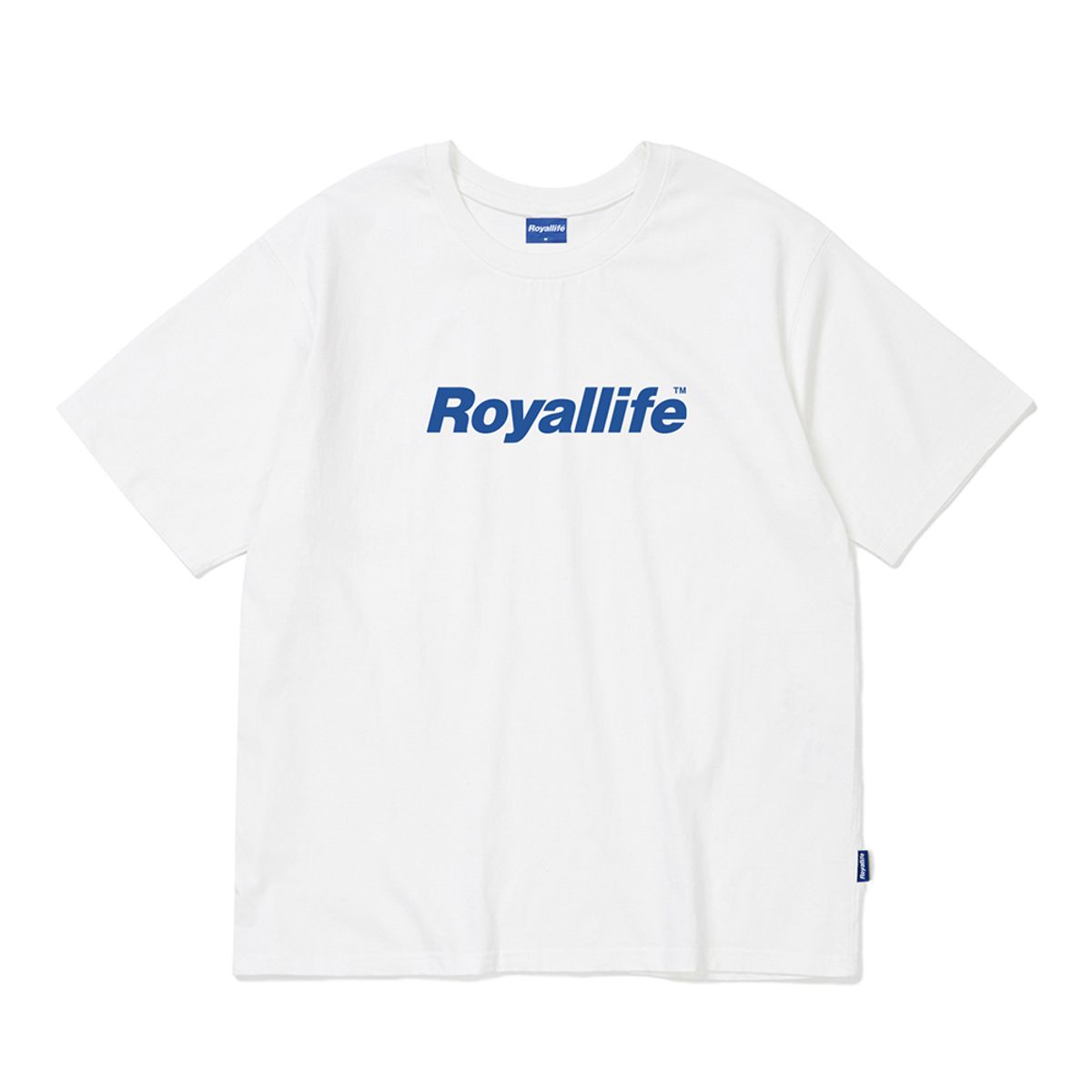 로얄라이프(ROYALLIFE) 오리지널 로고 오버핏 반팔티 (RL001 OG LOGO TEE) - WHITE