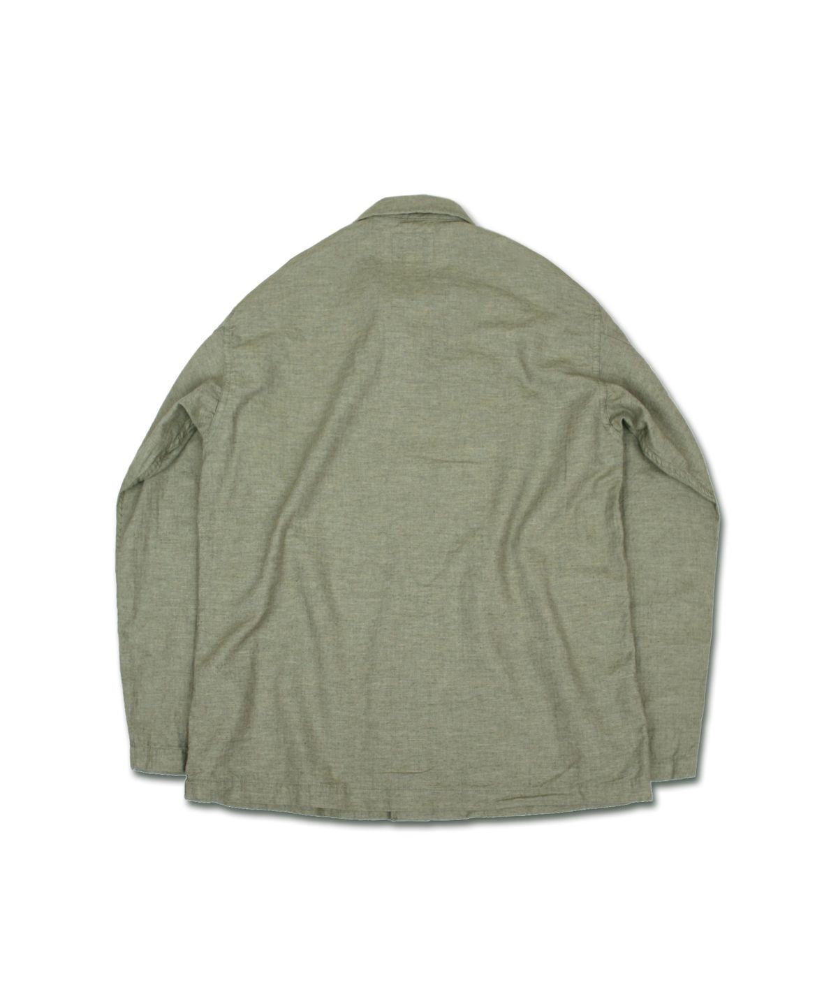 스웰맙(SWELLMOB) swellmob cotton heringbone utility jacket -olive-