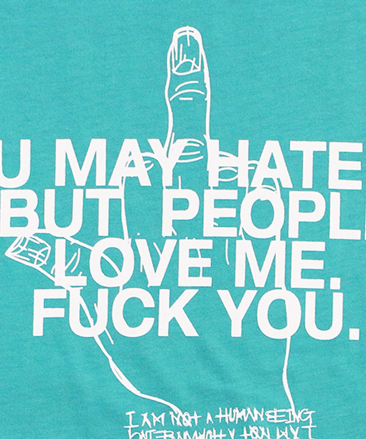 아임낫어휴먼비잉(I AM NOT A HUMAN BEING) IMXHB Logo T-Shirts - Emerald