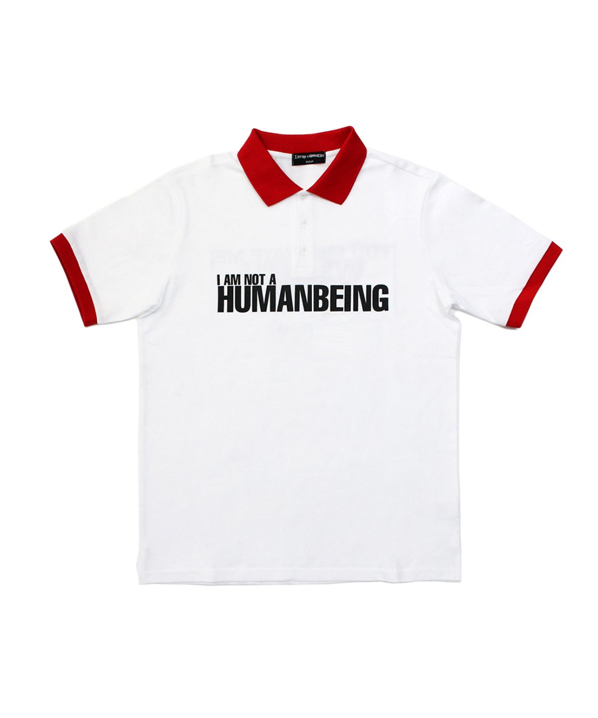아임낫어휴먼비잉(I AM NOT A HUMAN BEING) But People Love Me PK Shirts - Red