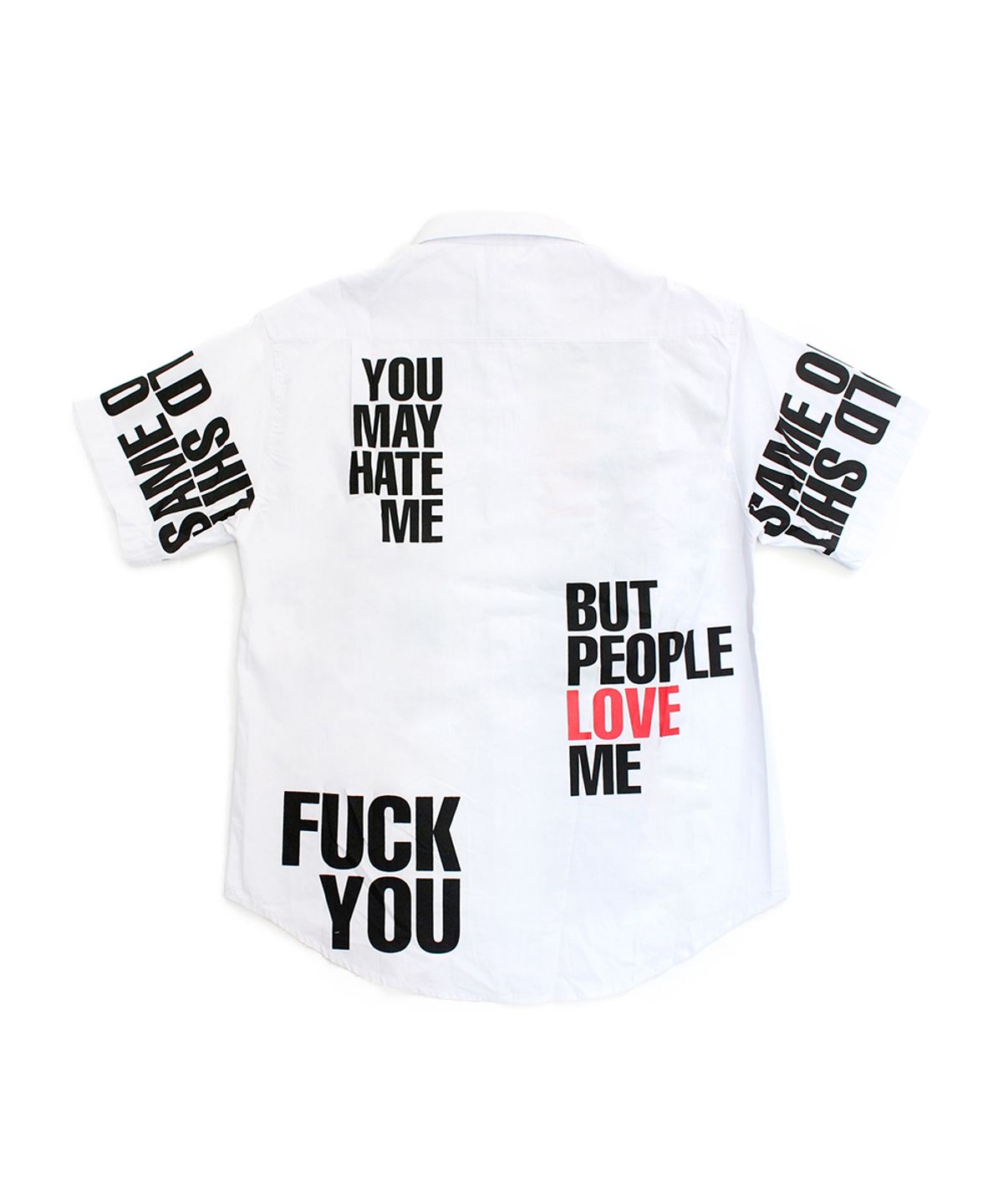 아임낫어휴먼비잉(I AM NOT A HUMAN BEING) But People Love Me Shirts - White