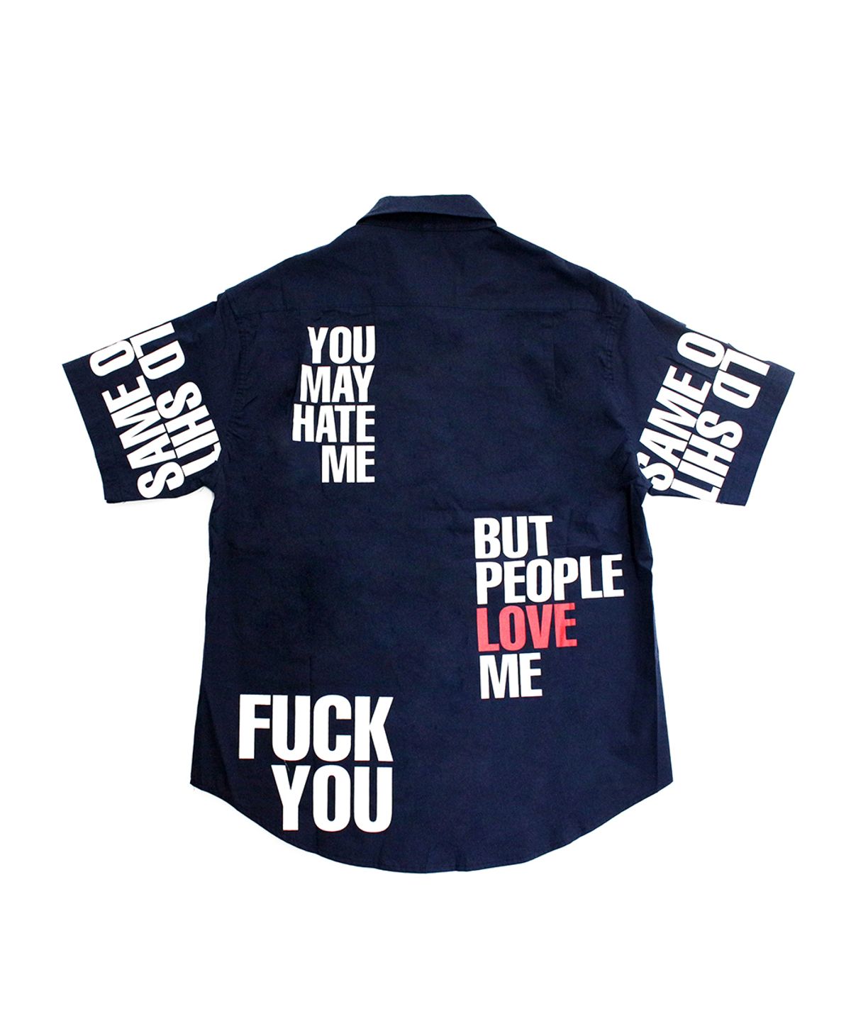 아임낫어휴먼비잉(I AM NOT A HUMAN BEING) But People Love Me Shirts - Navy