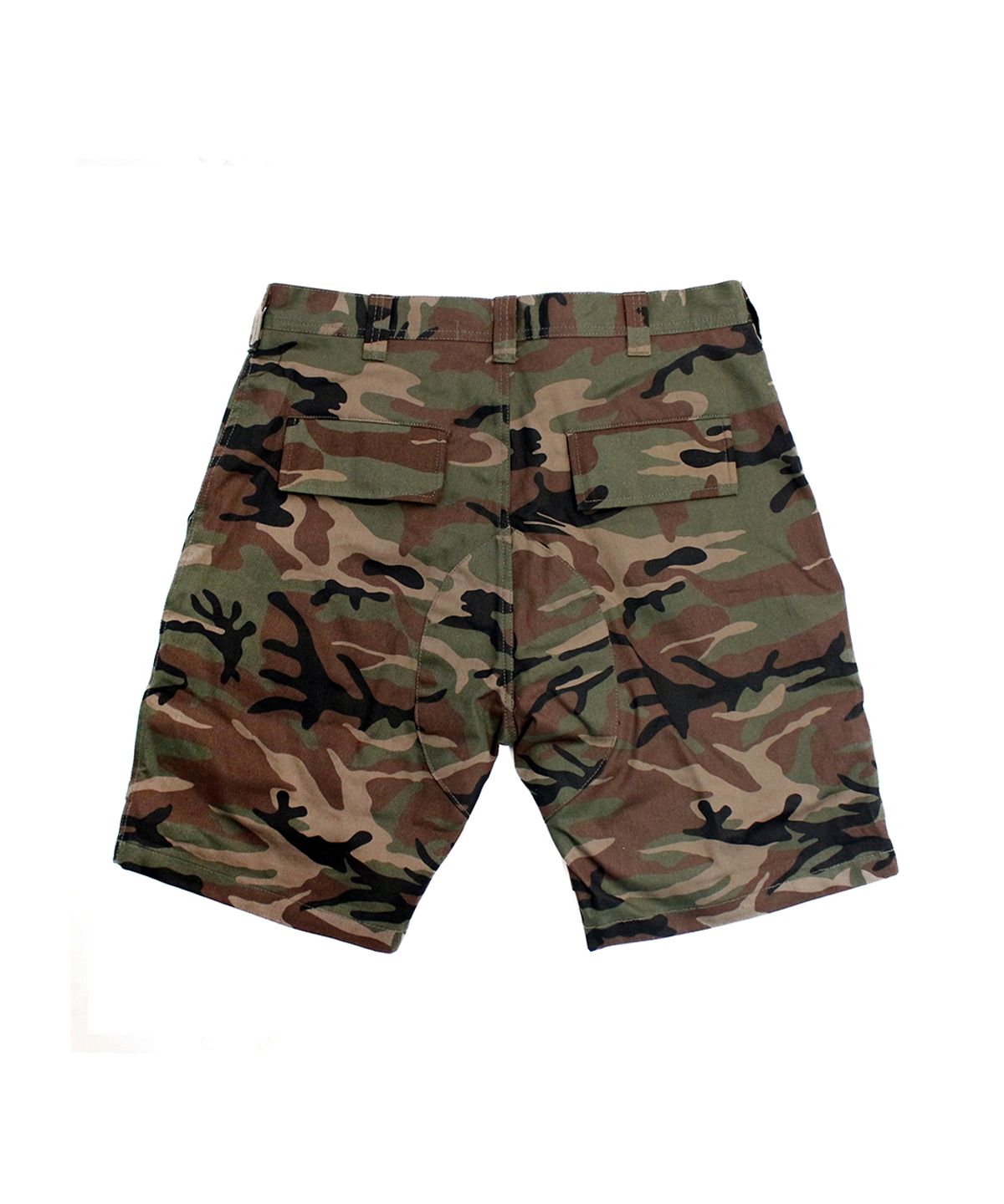 아임낫어휴먼비잉(I AM NOT A HUMAN BEING) Basic Logo Front Pocket Shorts - Camo