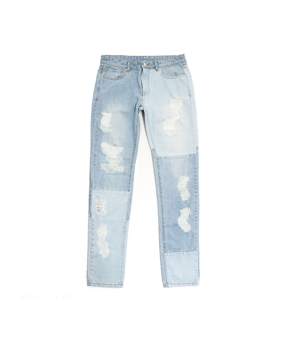 아임낫어휴먼비잉(I AM NOT A HUMAN BEING) Denim By Denimy Destroyed Jean - Sky Blue