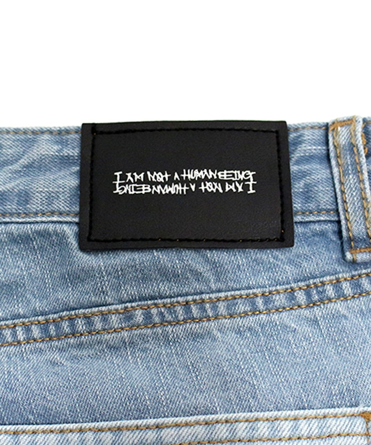 아임낫어휴먼비잉(I AM NOT A HUMAN BEING) Denim By Denimy Destroyed Jean - Sky Blue
