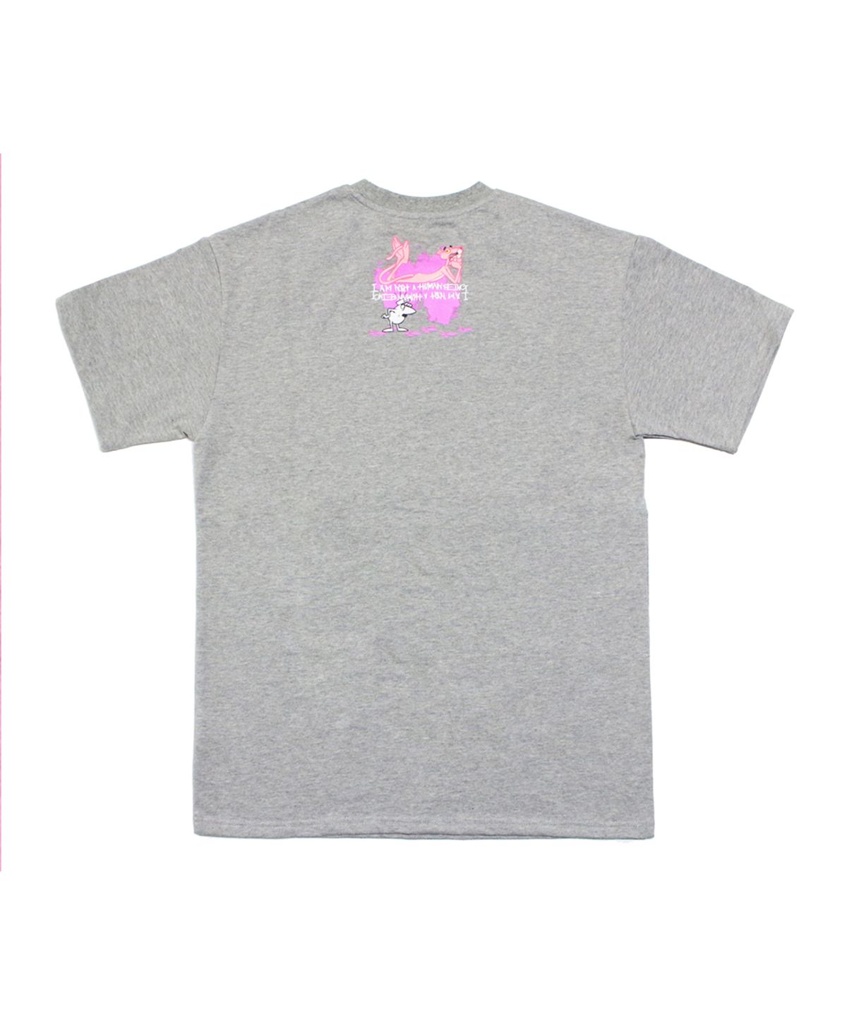 아임낫어휴먼비잉(I AM NOT A HUMAN BEING) HBXPP Pink Panther And White Man T-Shirt - Grey