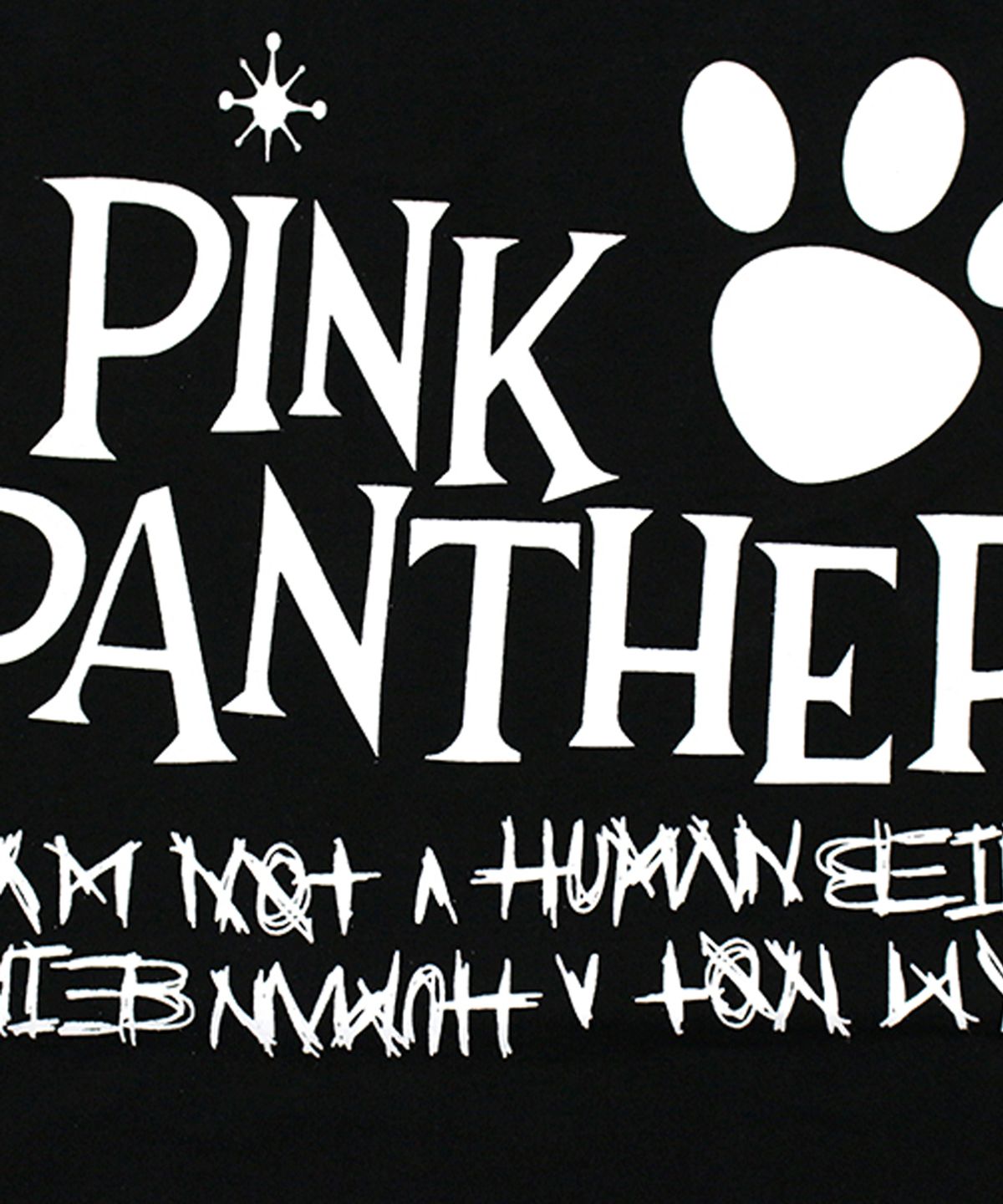 아임낫어휴먼비잉(I AM NOT A HUMAN BEING) HBXPP Mixed Basic Logo 1 T-Shirt - Black