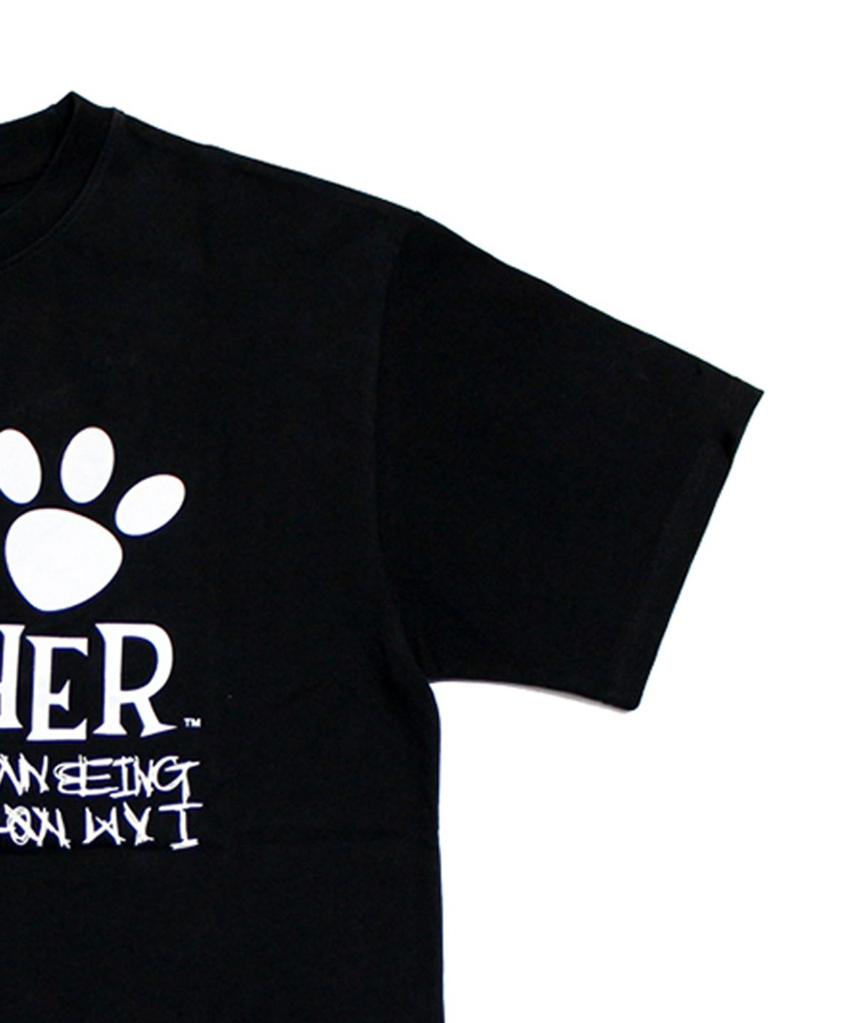 아임낫어휴먼비잉(I AM NOT A HUMAN BEING) HBXPP Mixed Basic Logo 1 T-Shirt - Black